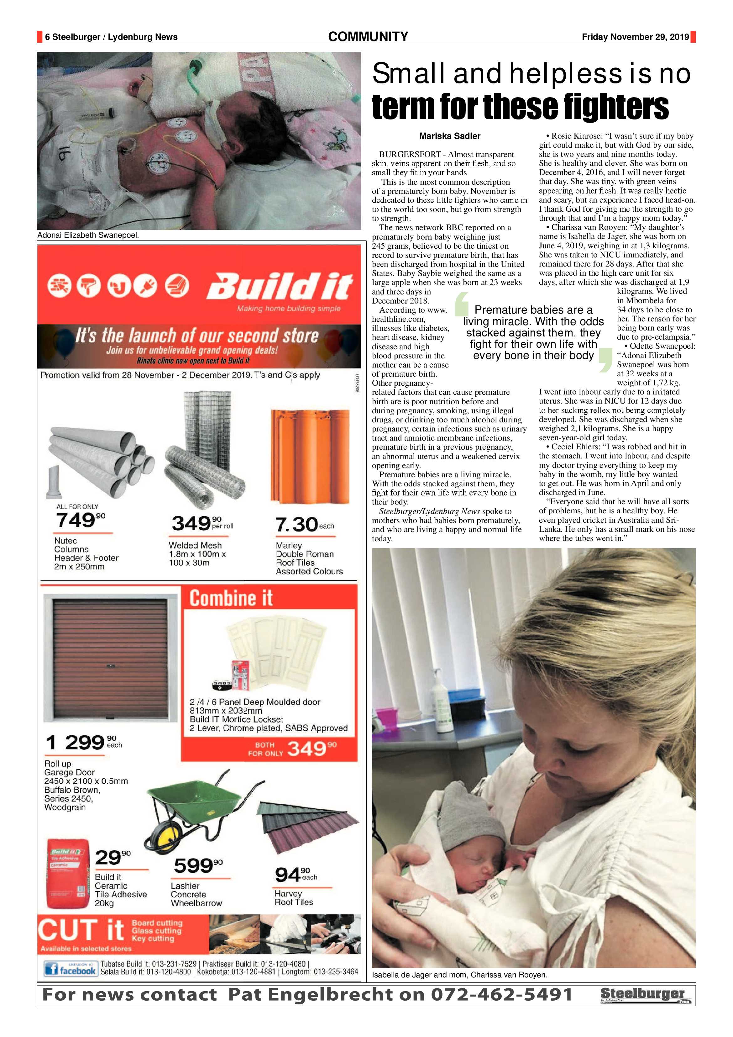 Steelburger News 29 November 2019 page 6