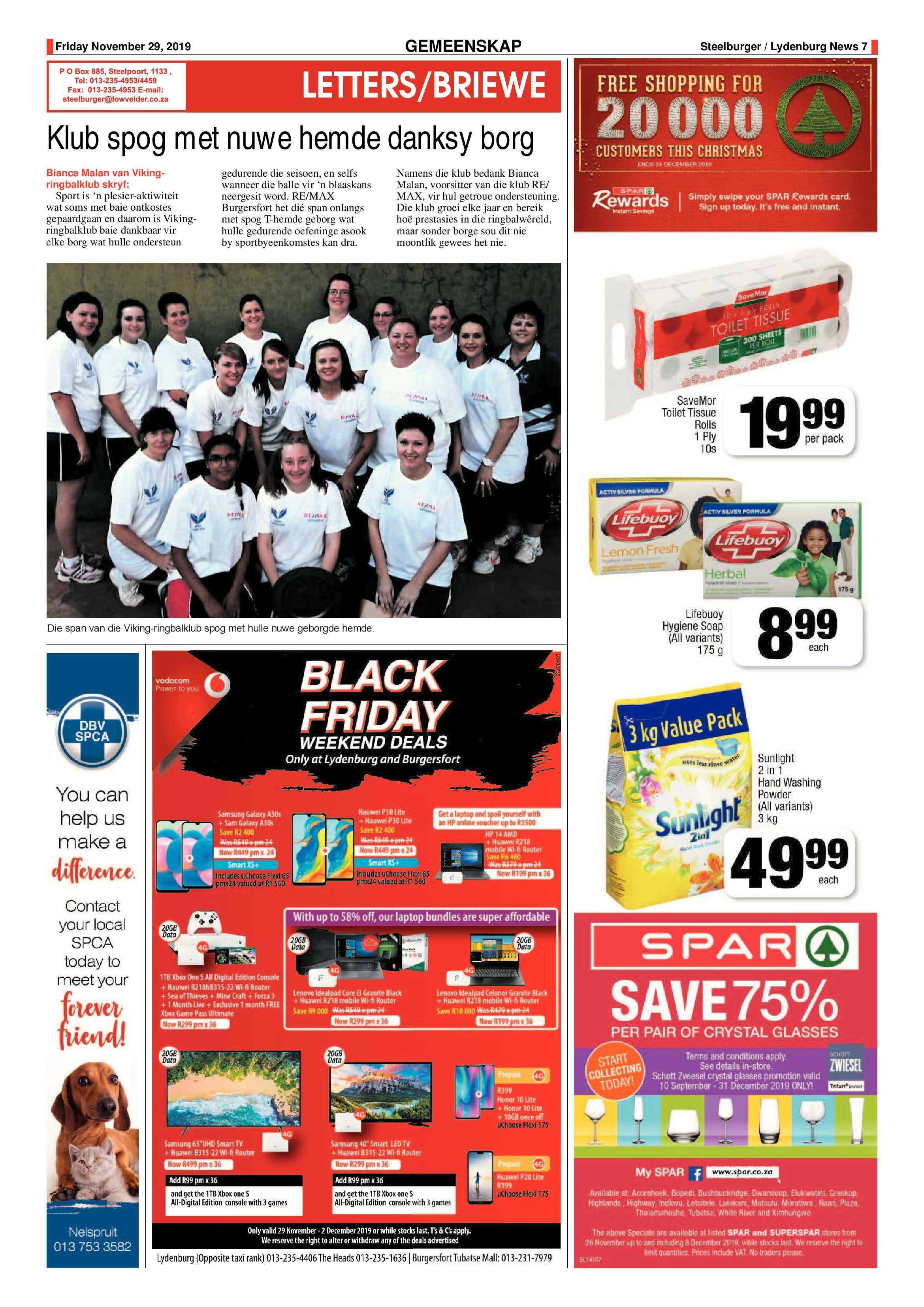Steelburger News 29 November 2019 page 7