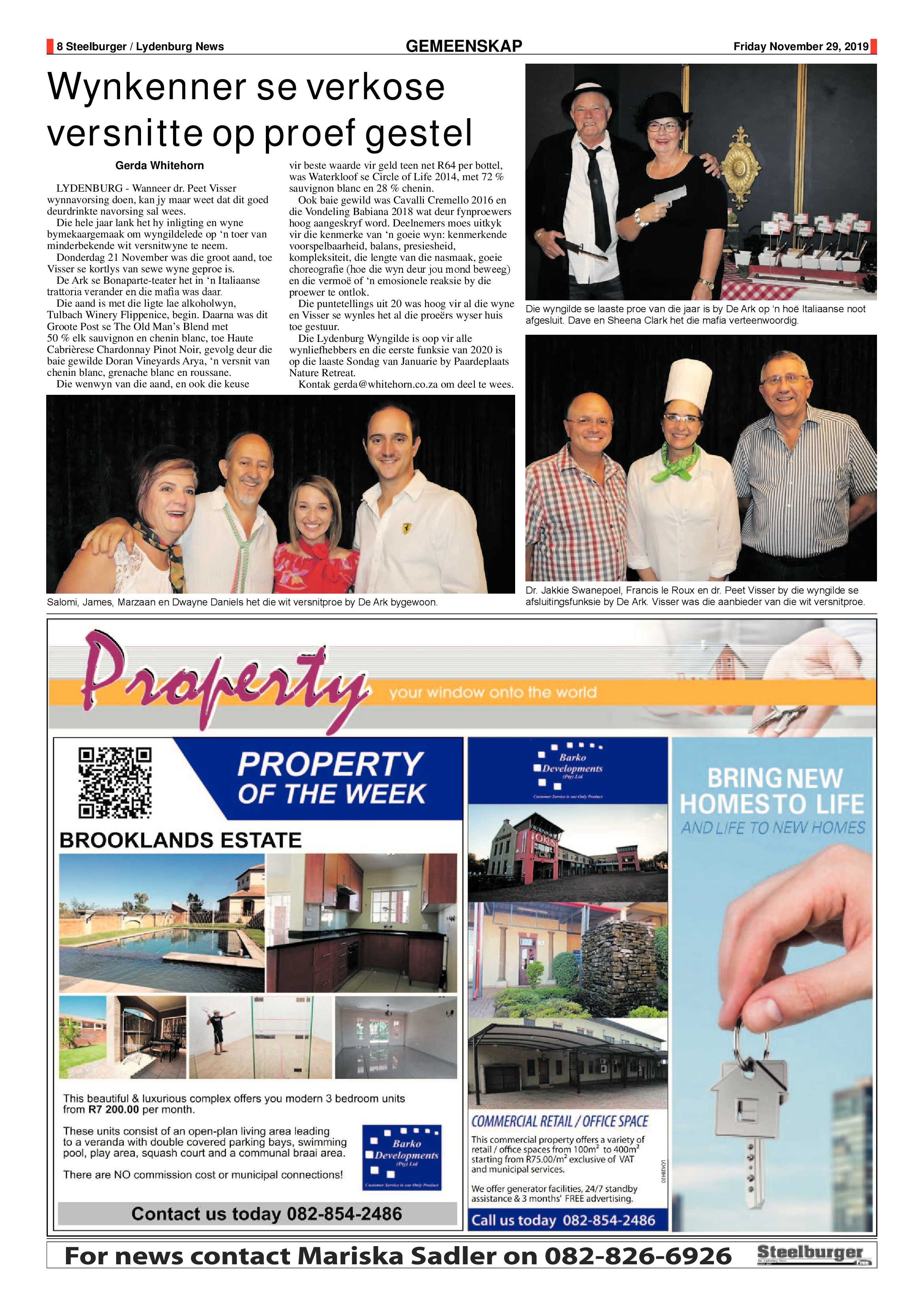 Steelburger News 29 November 2019 page 8