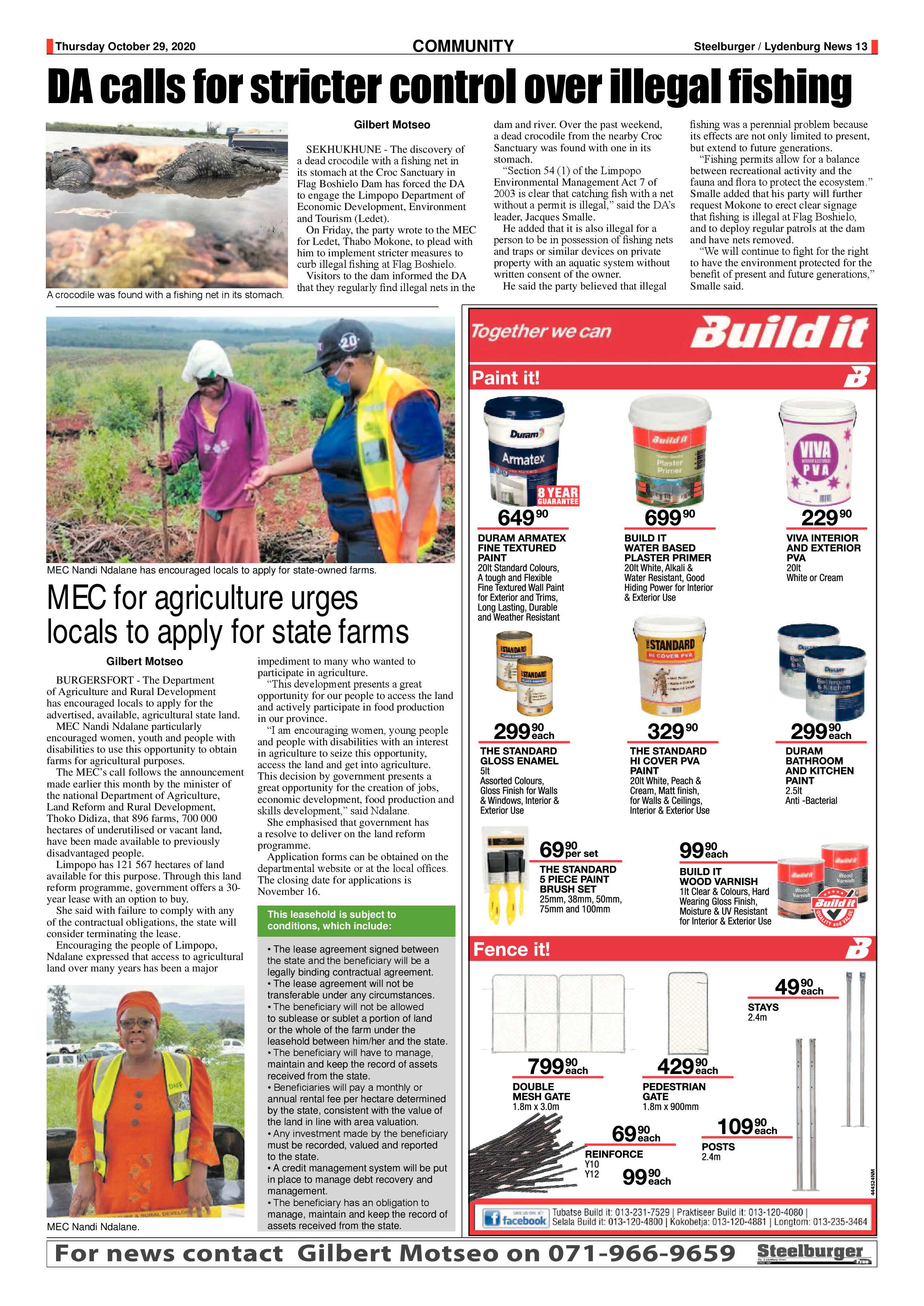 Steelburger news 29 October 2020 page 13