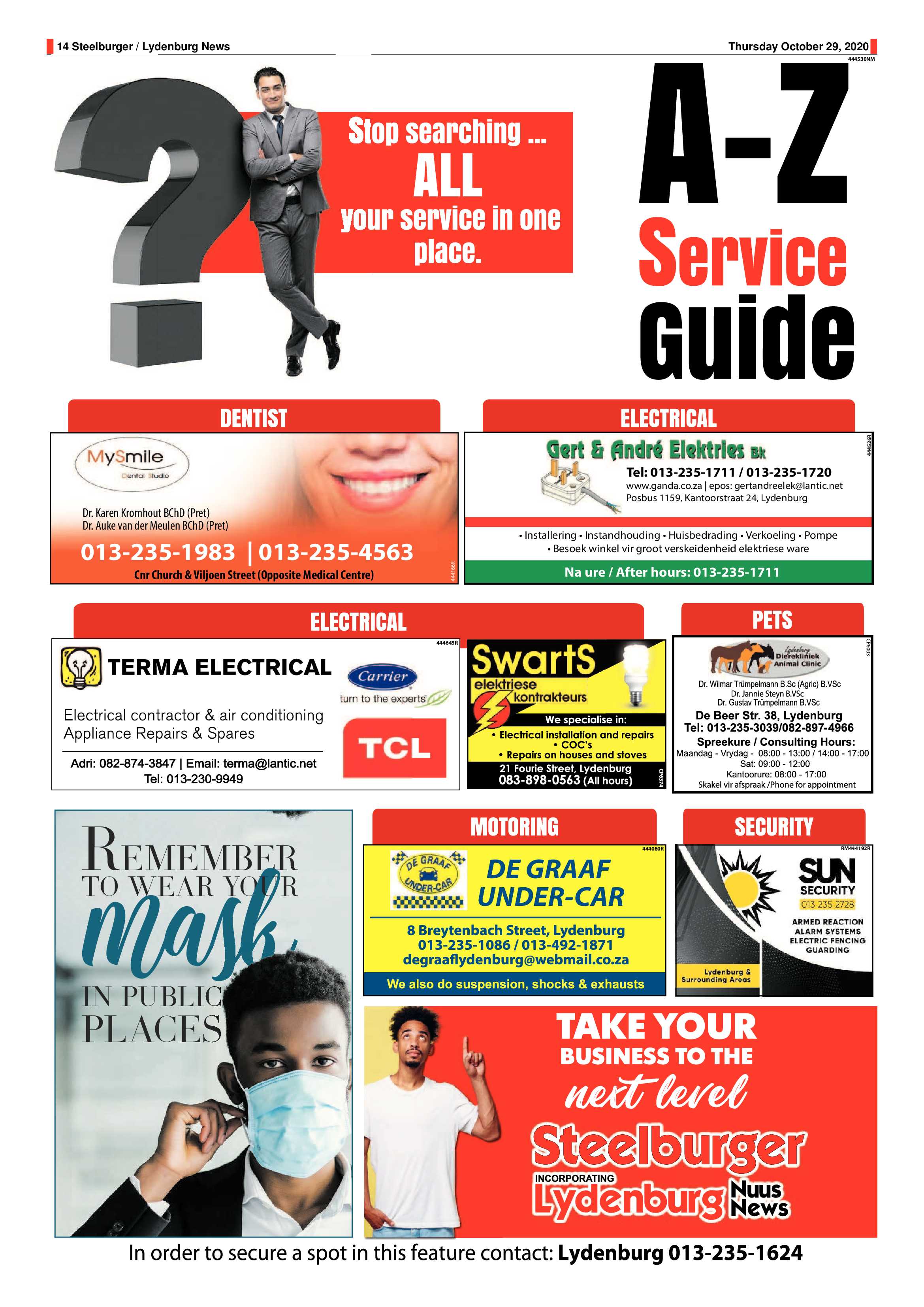 Steelburger news 29 October 2020 page 14