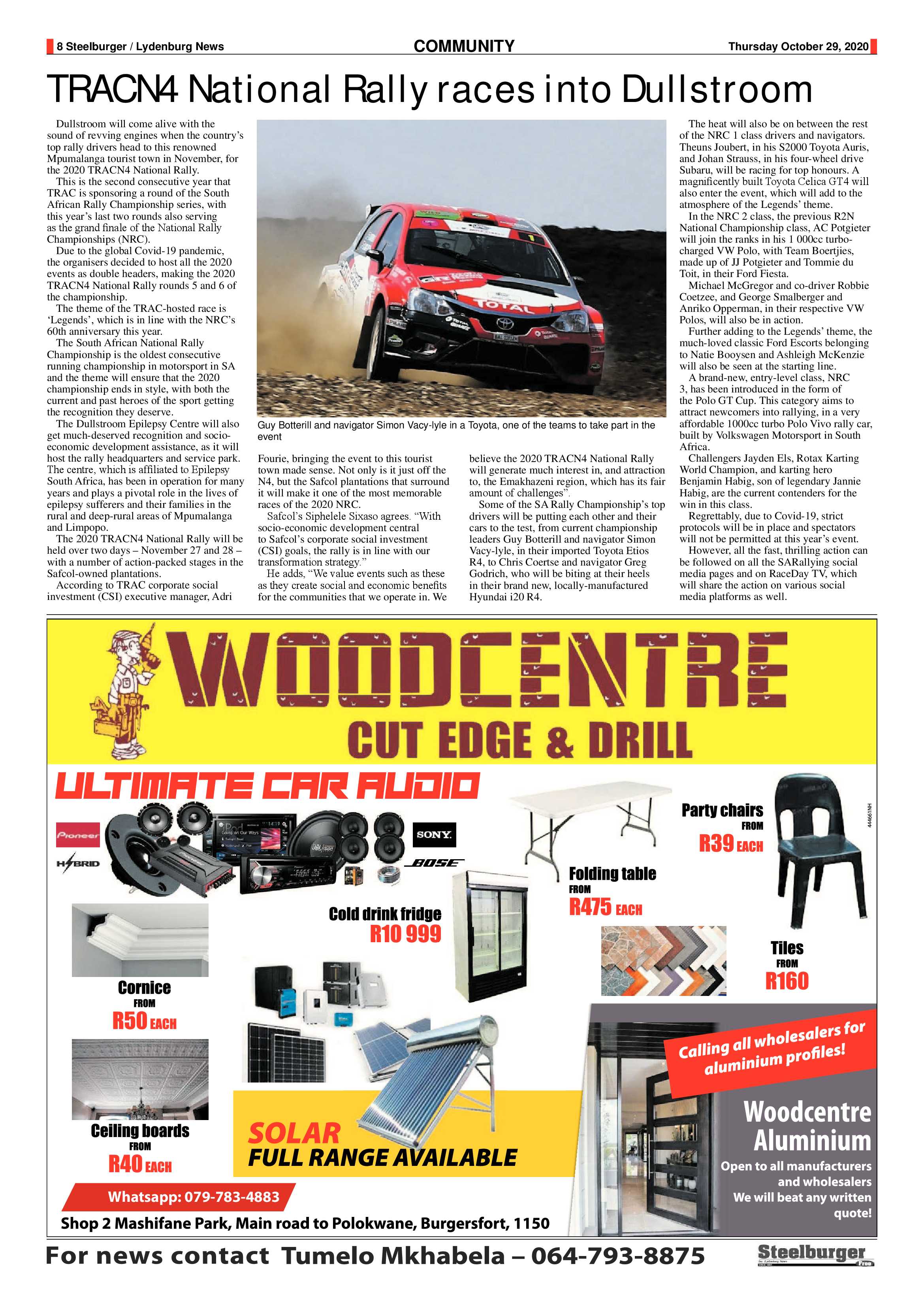 Steelburger news 29 October 2020 page 8