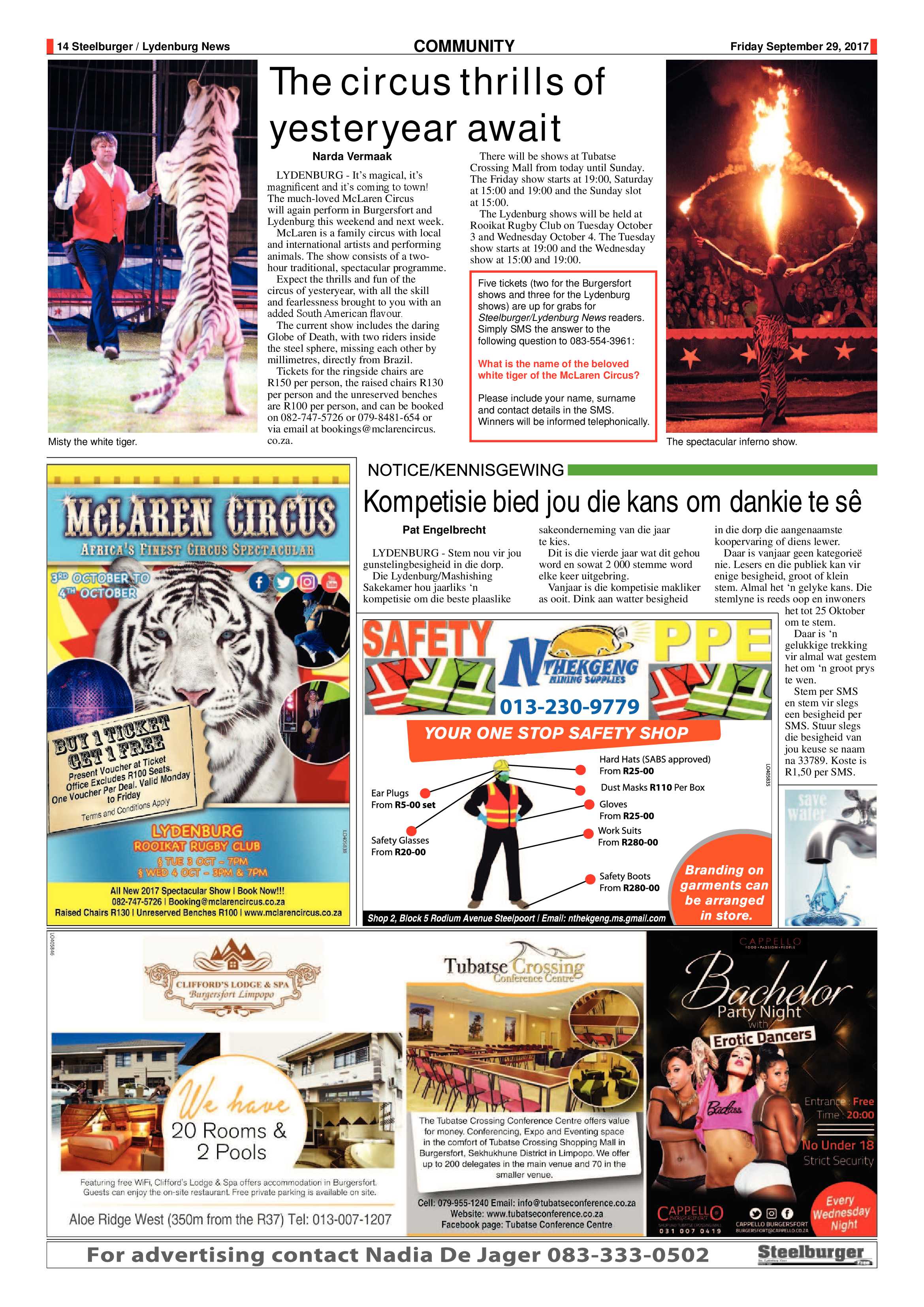 Steelburger News 29 September 2017 page 14