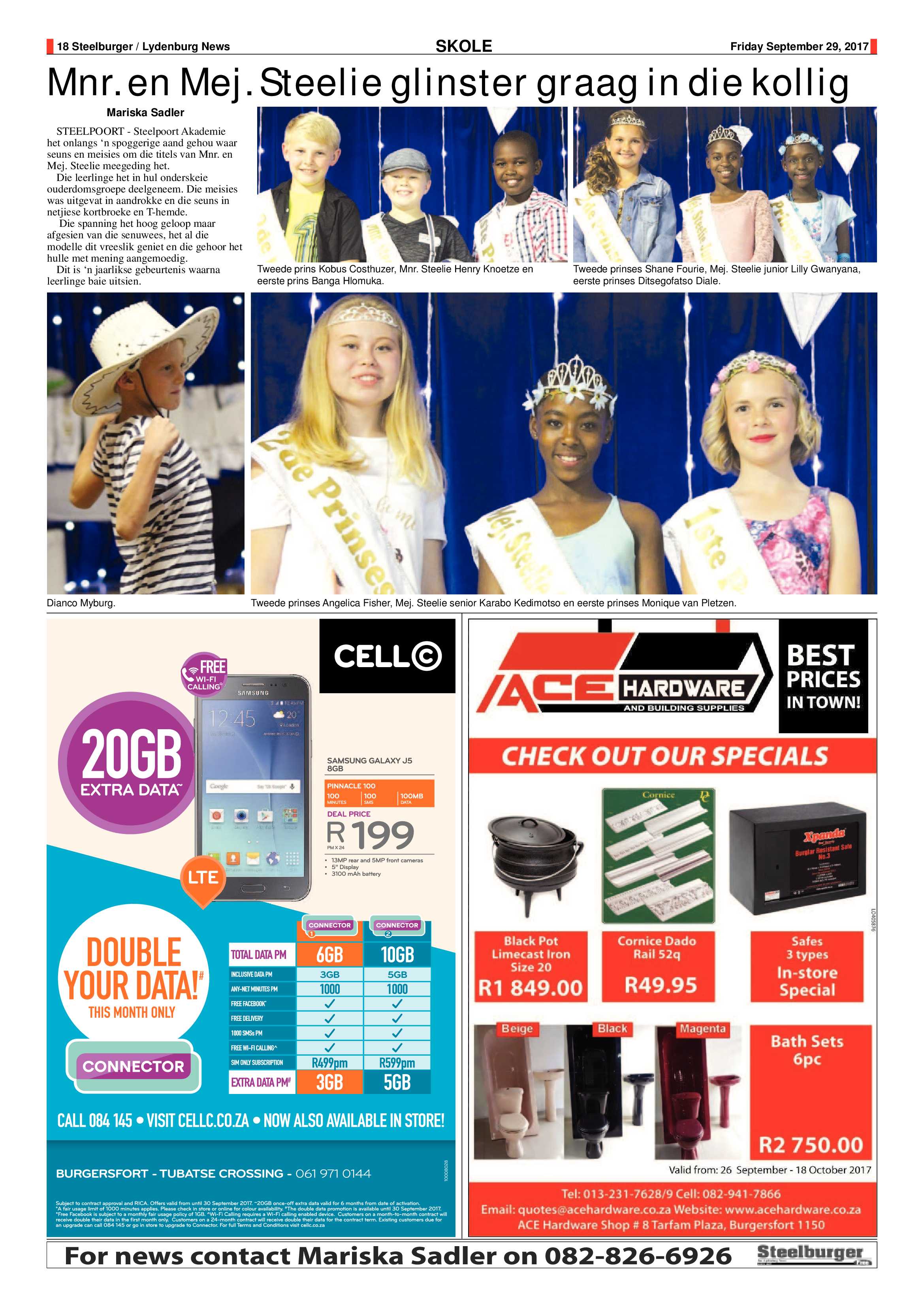 Steelburger News 29 September 2017 page 18