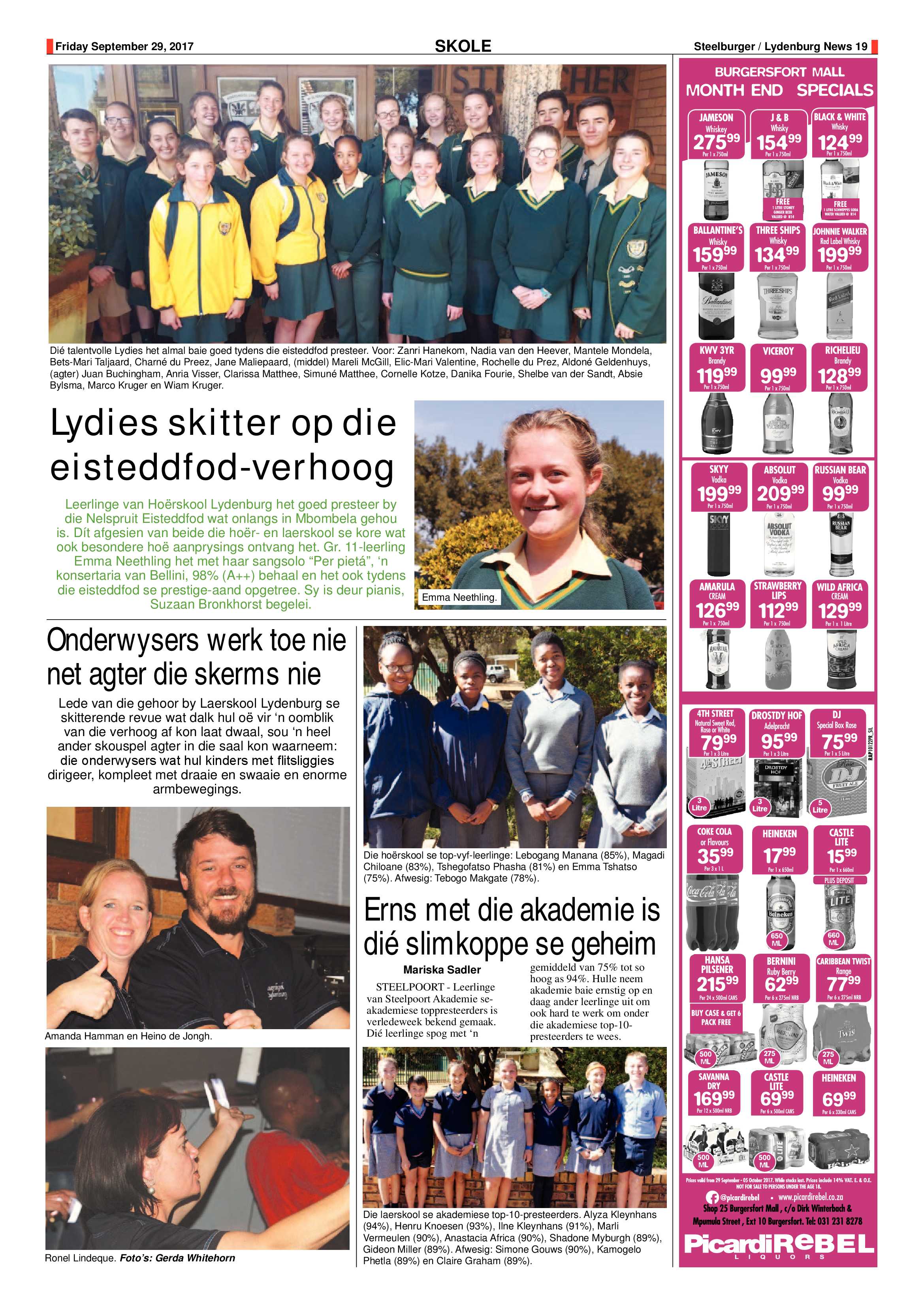Steelburger News 29 September 2017 page 19