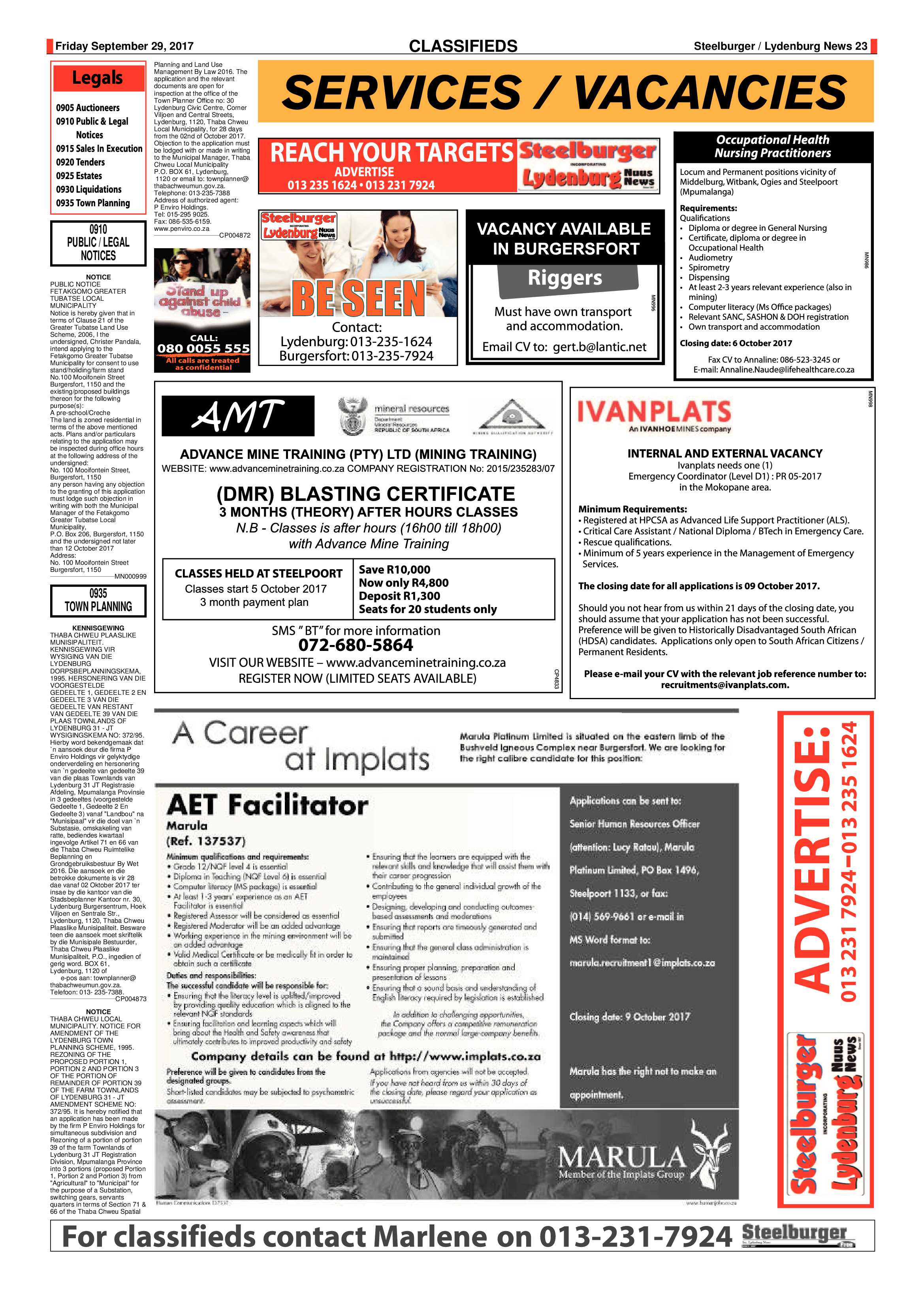 Steelburger News 29 September 2017 page 23