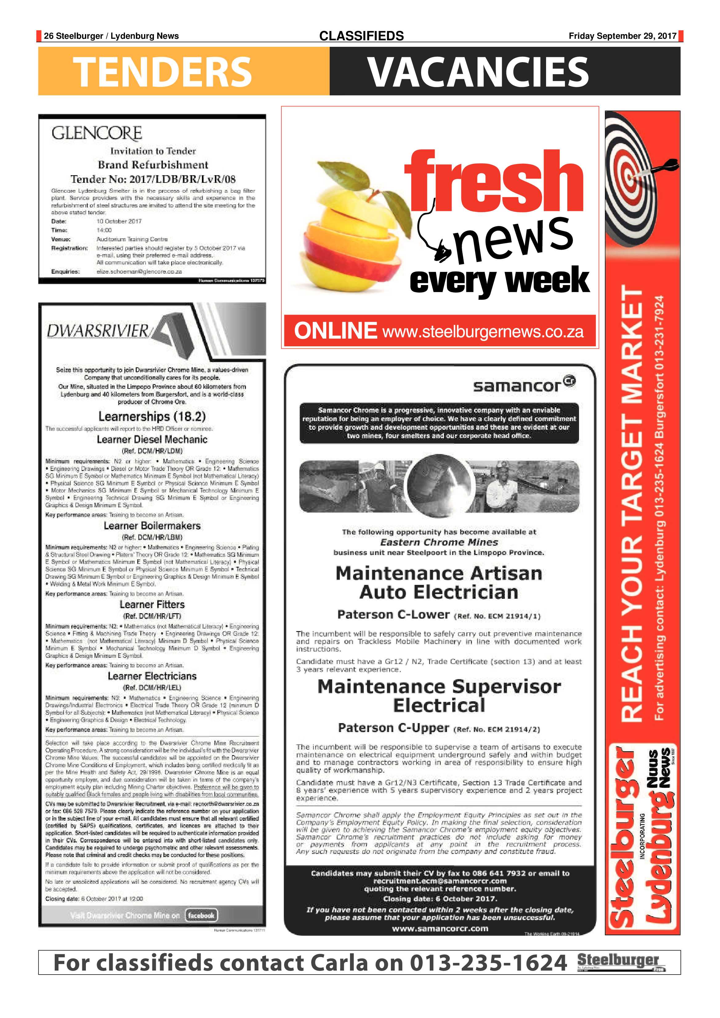 Steelburger News 29 September 2017 page 26
