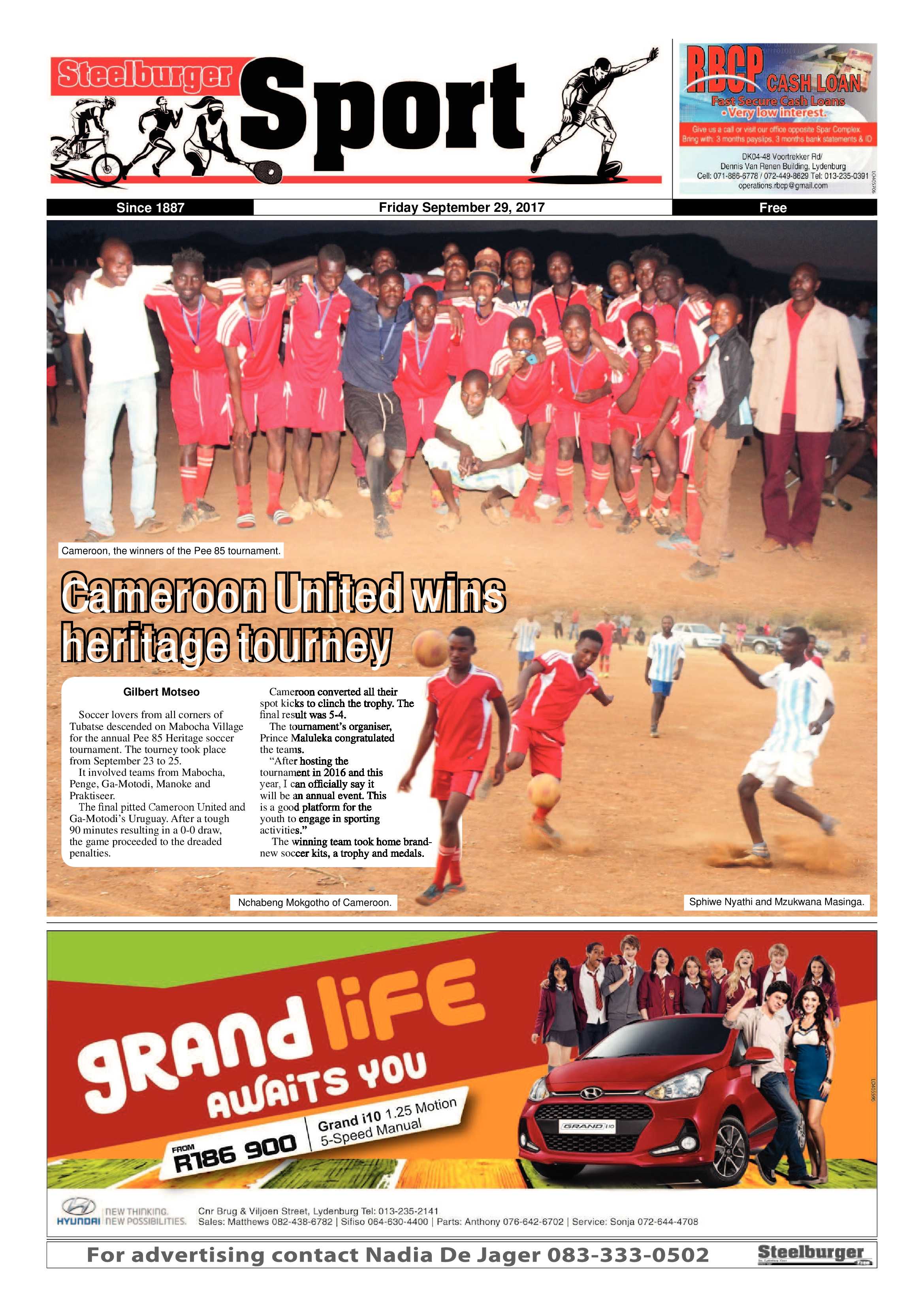 Steelburger News 29 September 2017 page 28