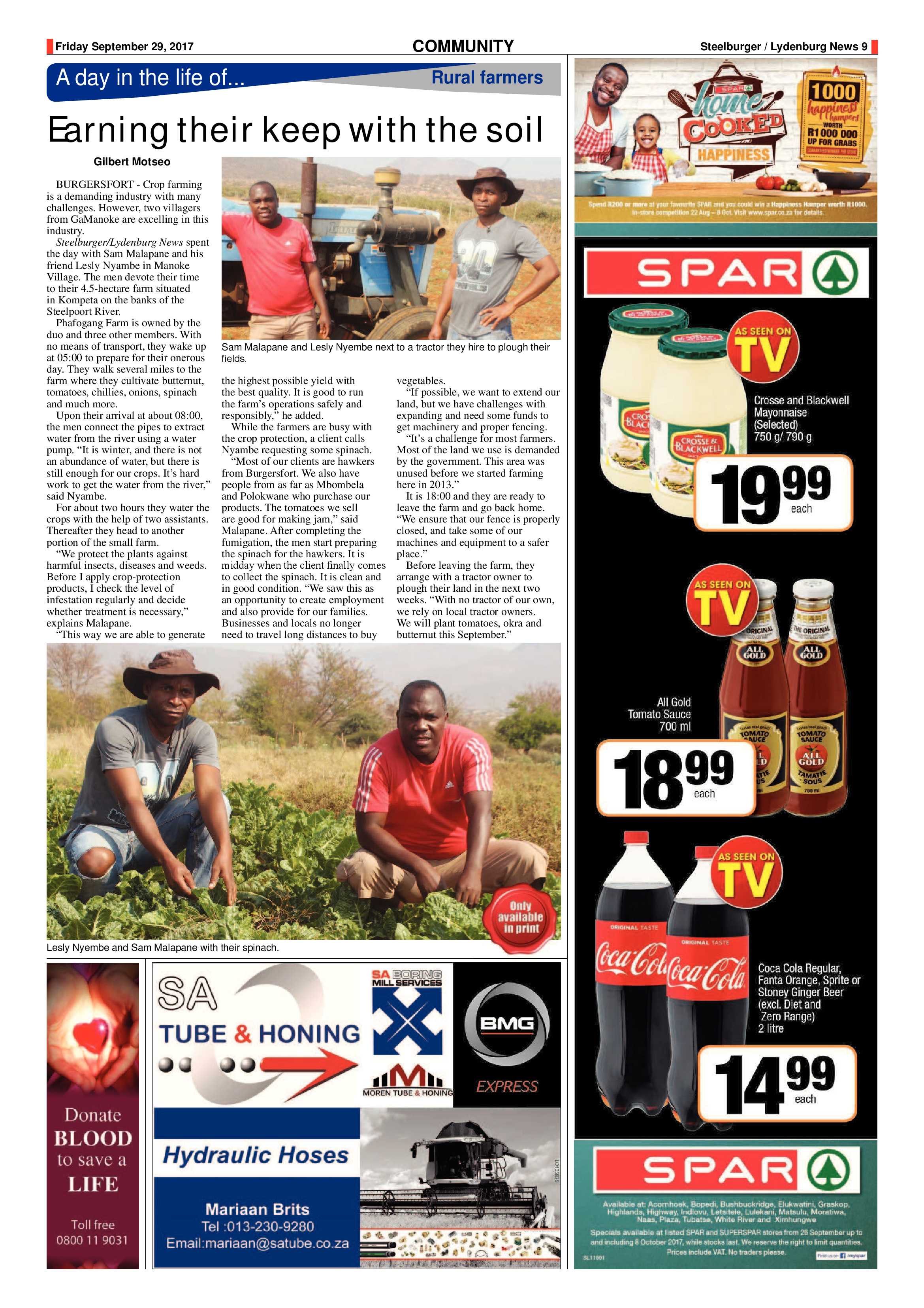 Steelburger News 29 September 2017 page 9