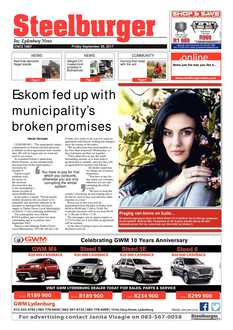 Steelburger News 29 September 2017