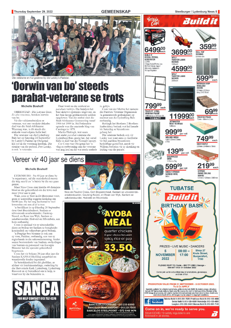 Steelburger News 29 September 2022 page 5