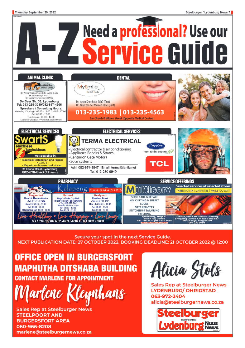 Steelburger News 29 September 2022 page 7