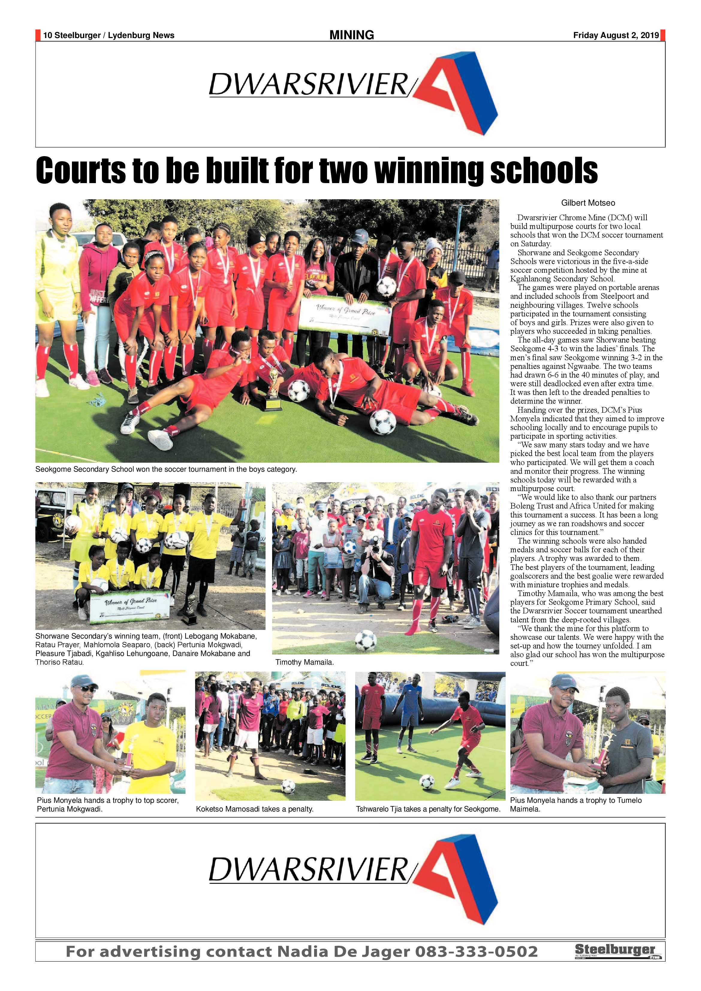 Steelburger News 2 August 2019 page 10