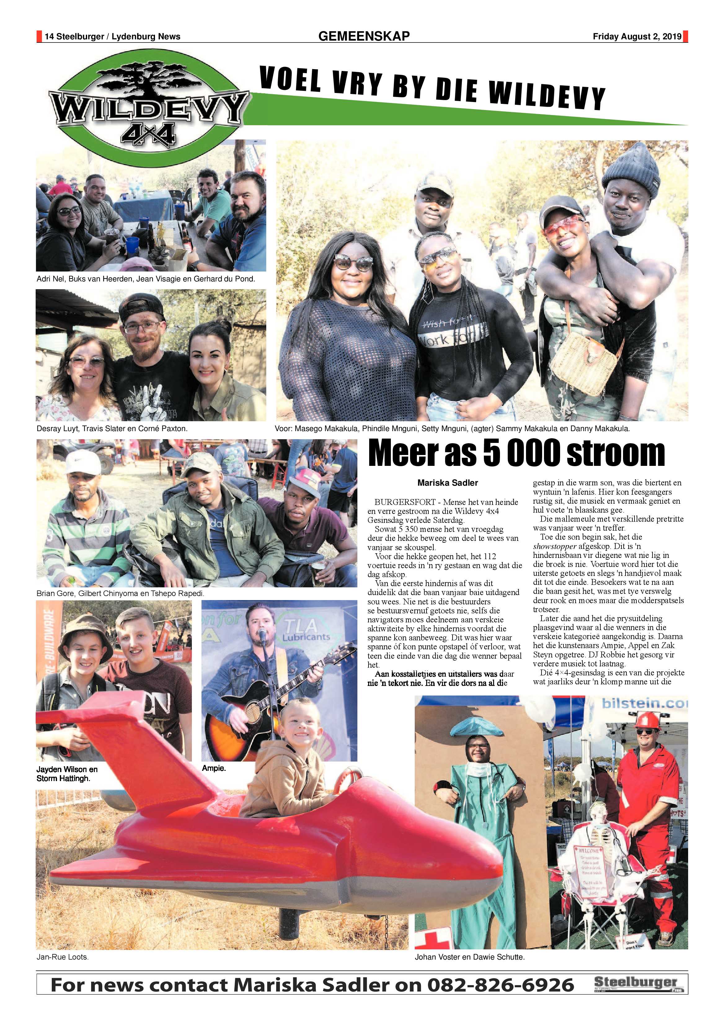 Steelburger News 2 August 2019 page 14
