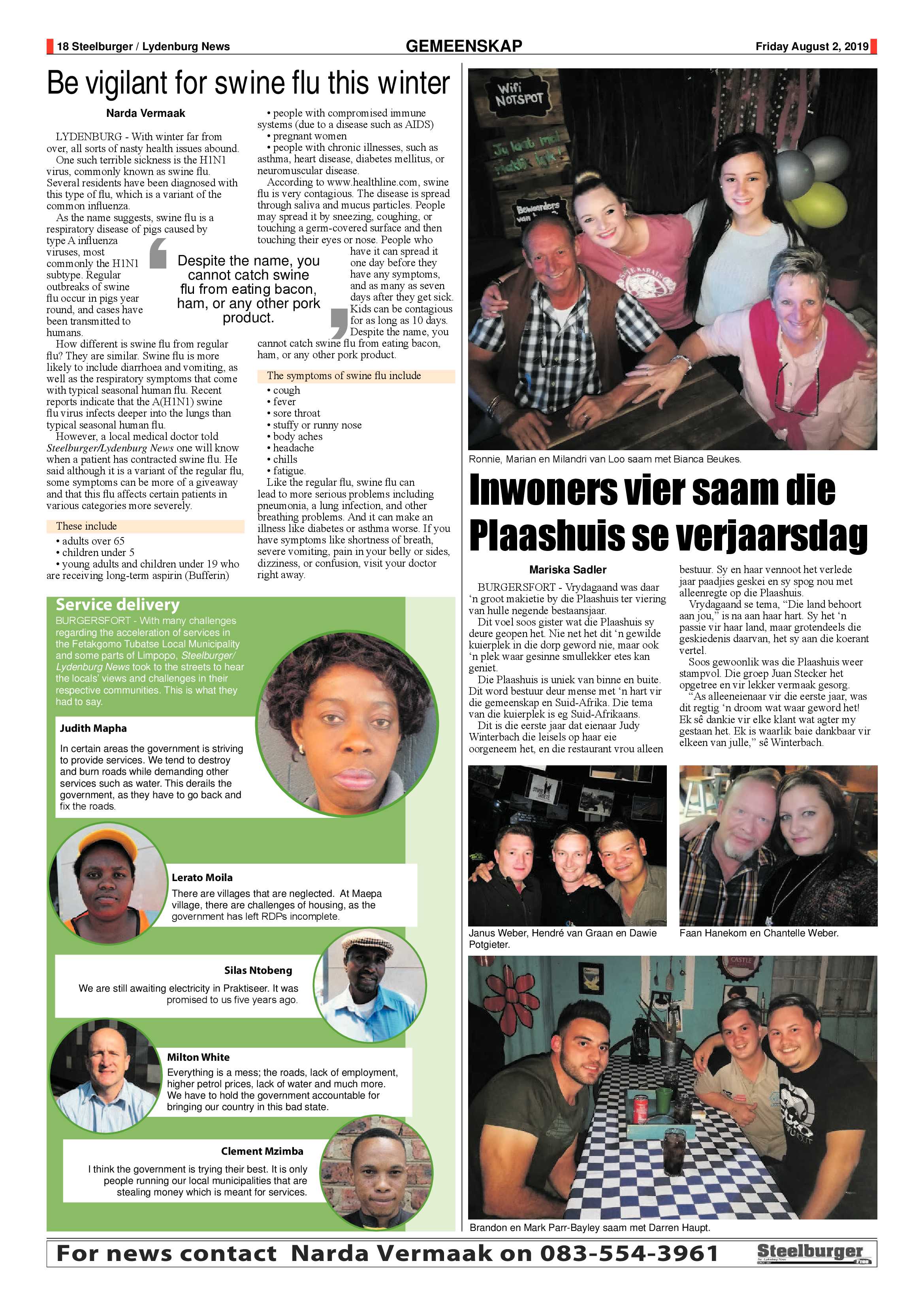 Steelburger News 2 August 2019 page 18