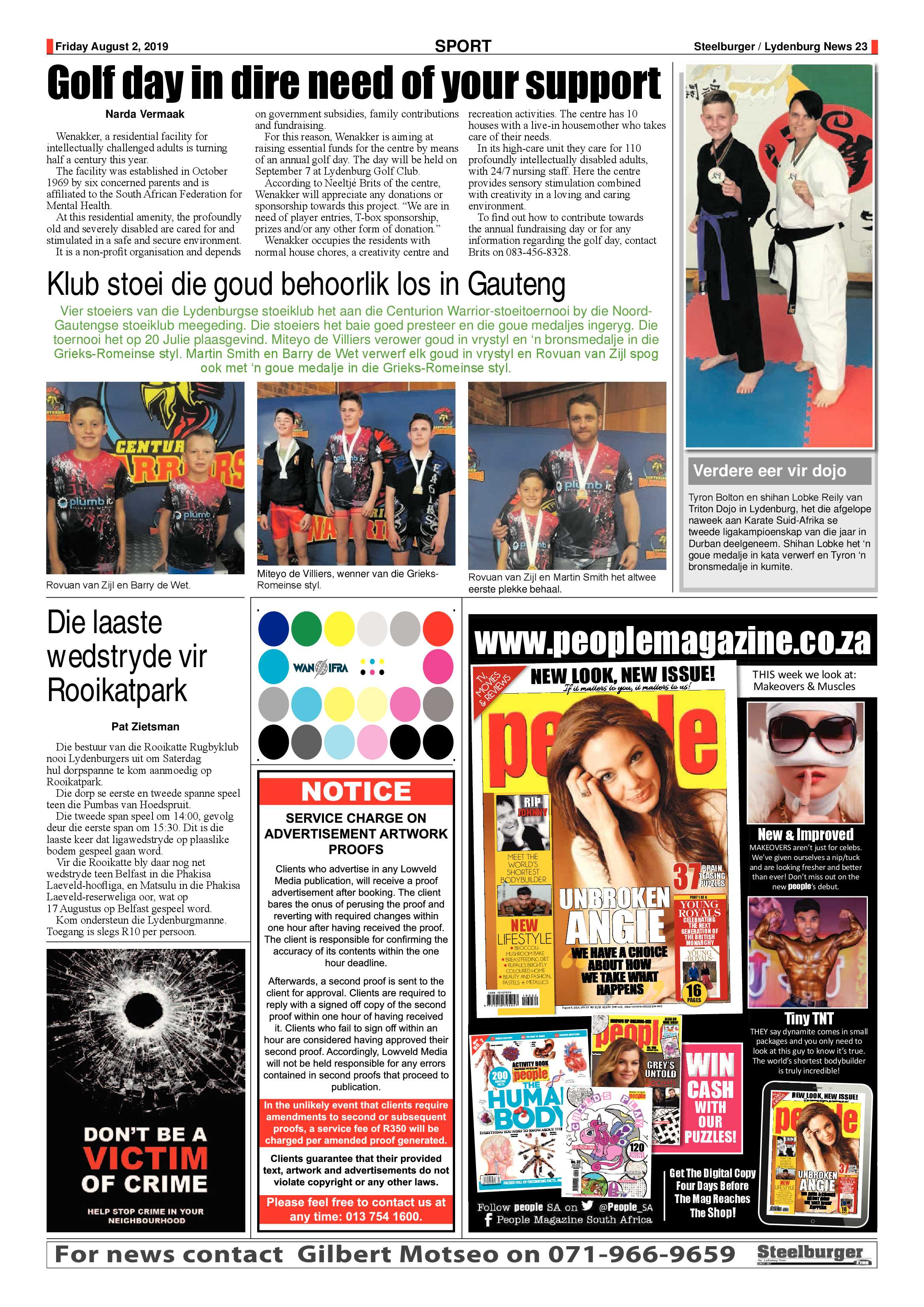 Steelburger News 2 August 2019 page 23