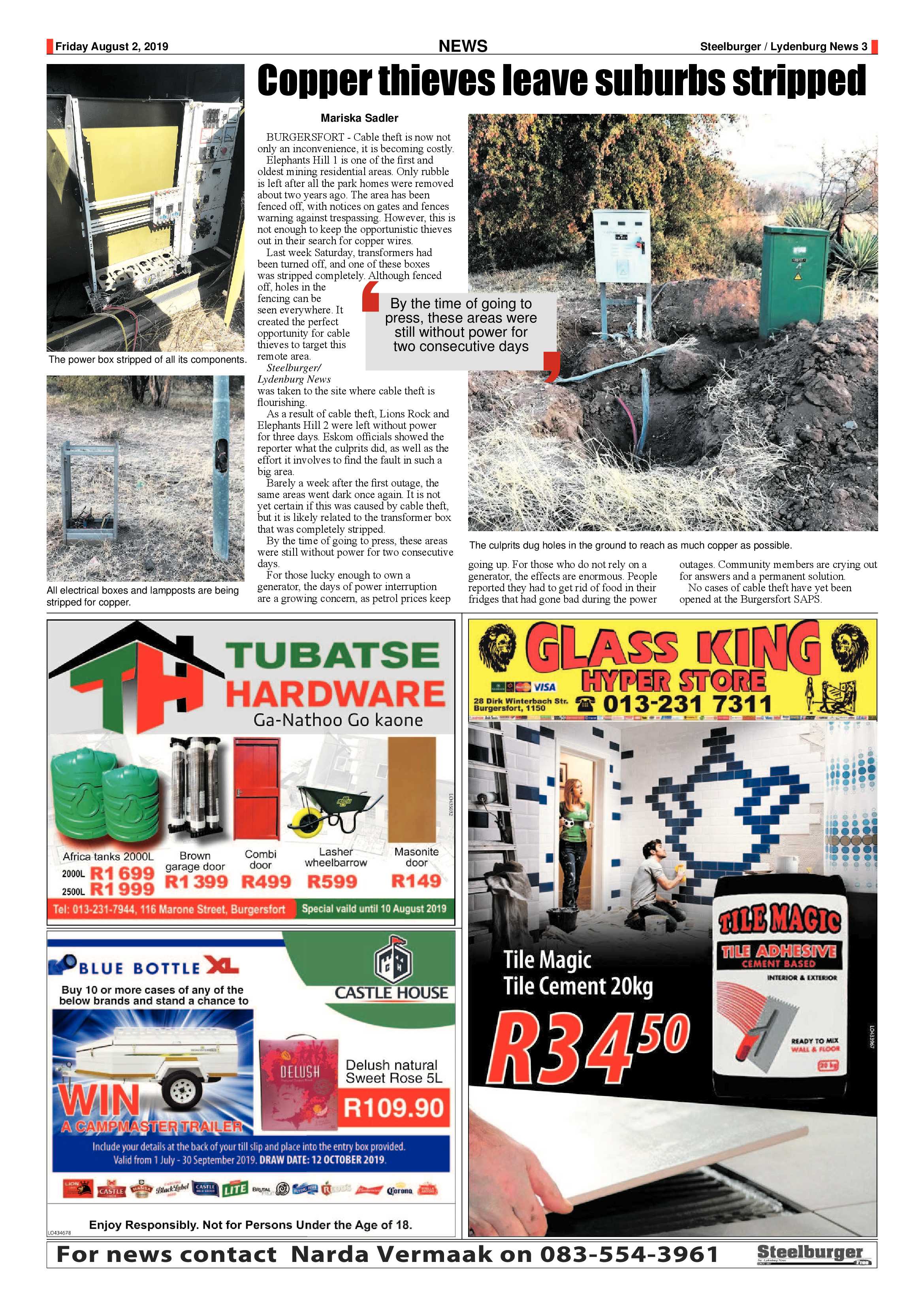 Steelburger News 2 August 2019 page 3