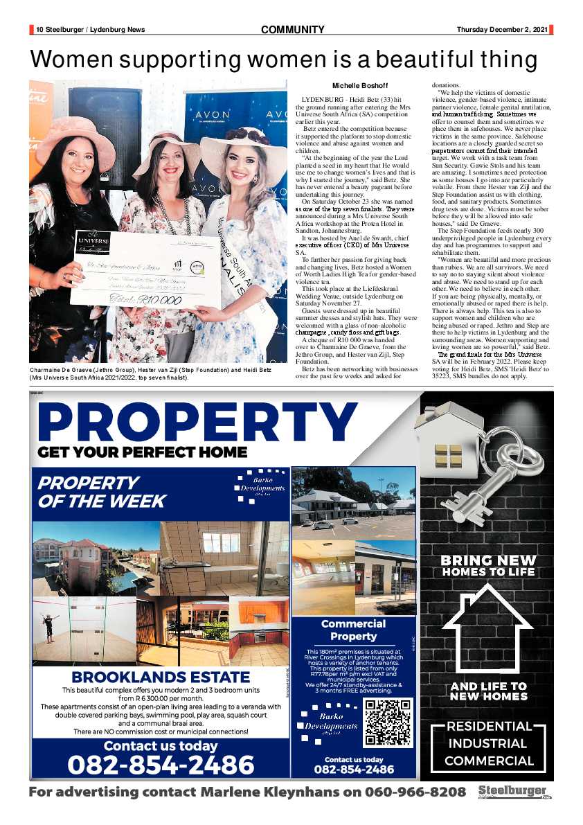 Steelburger News 2 December 2021 page 10