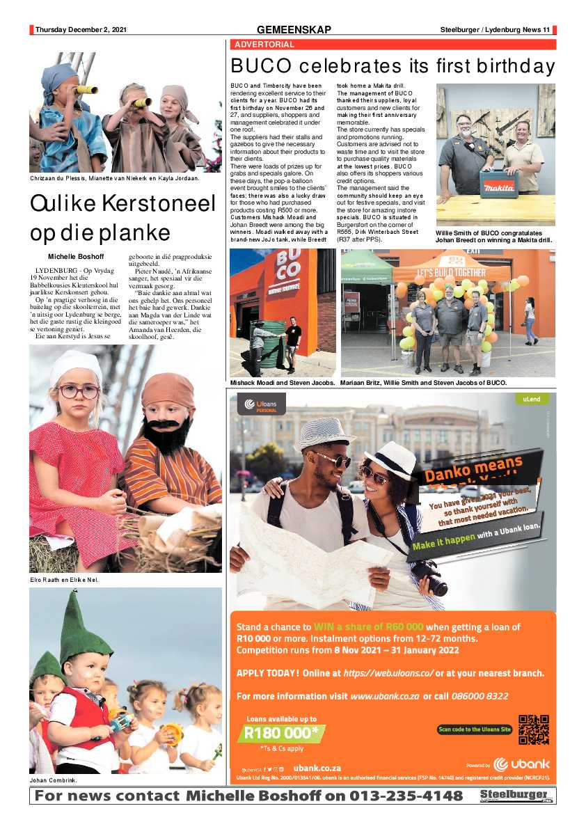 Steelburger News 2 December 2021 page 11