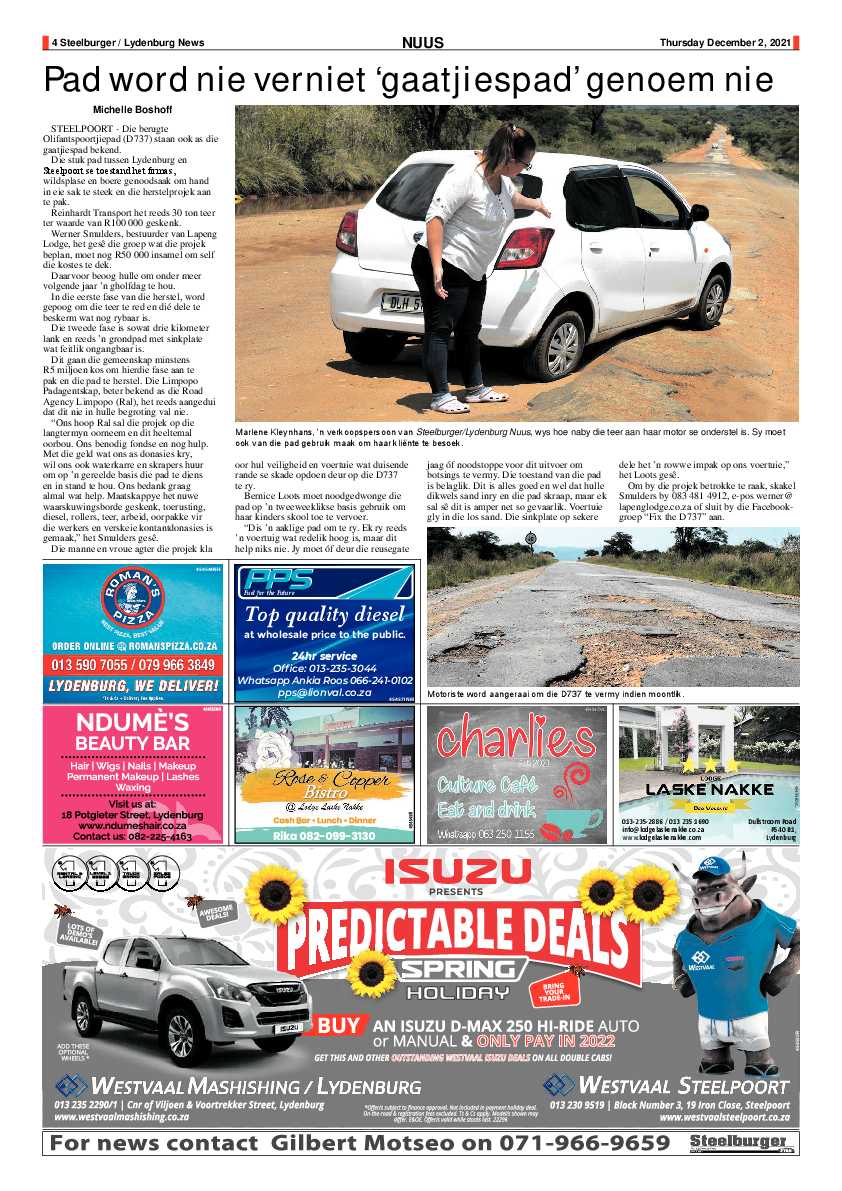 Steelburger News 2 December 2021 page 4