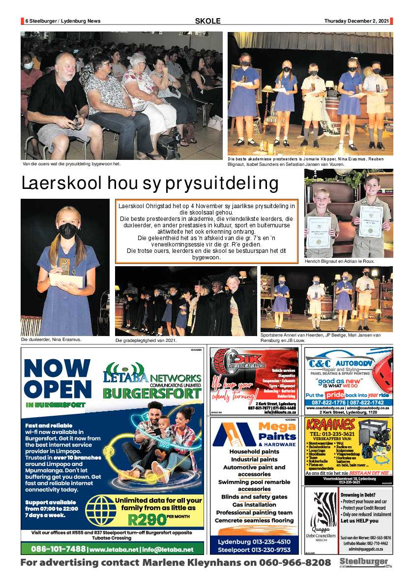 Steelburger News 2 December 2021 page 6