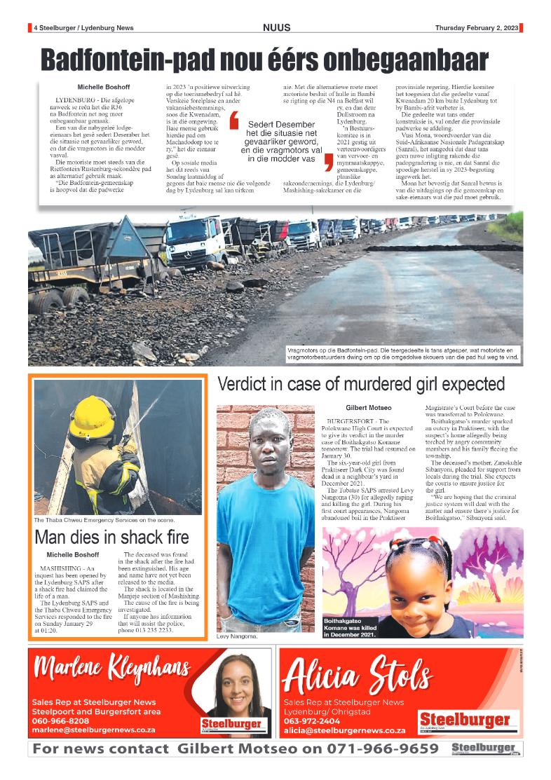 Steelburger News 2 February 2023 page 4