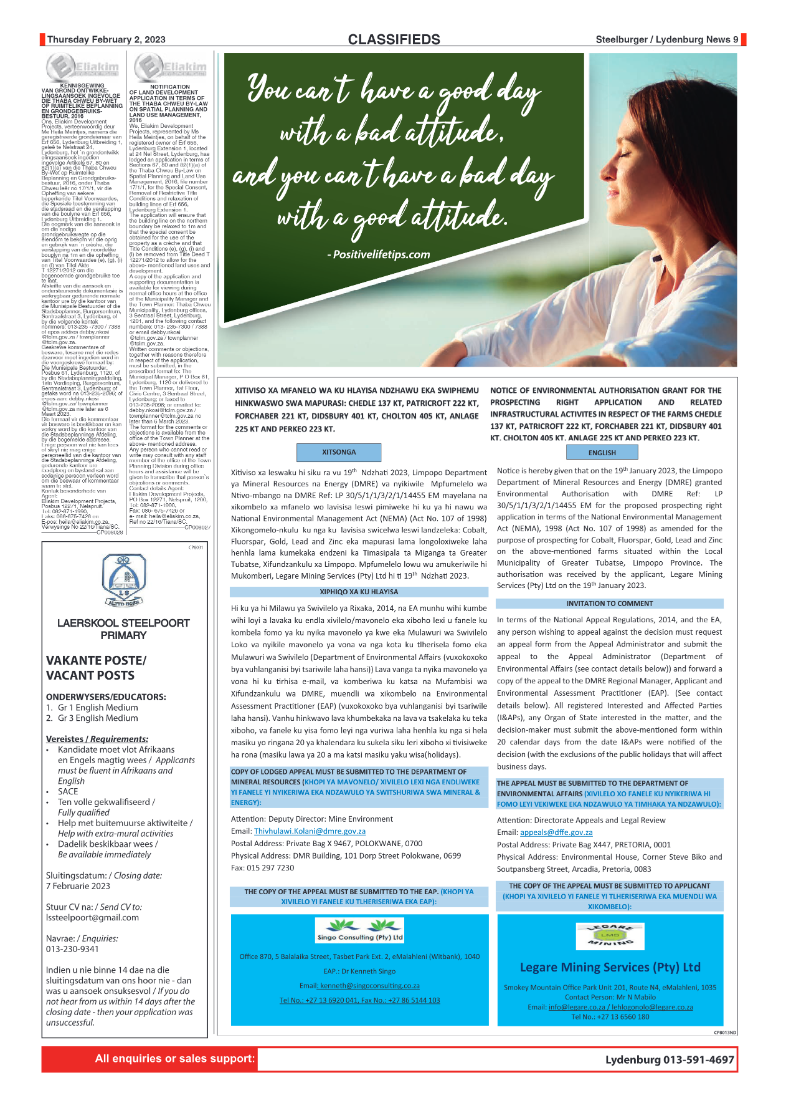 Steelburger News 2 February 2023 page 9