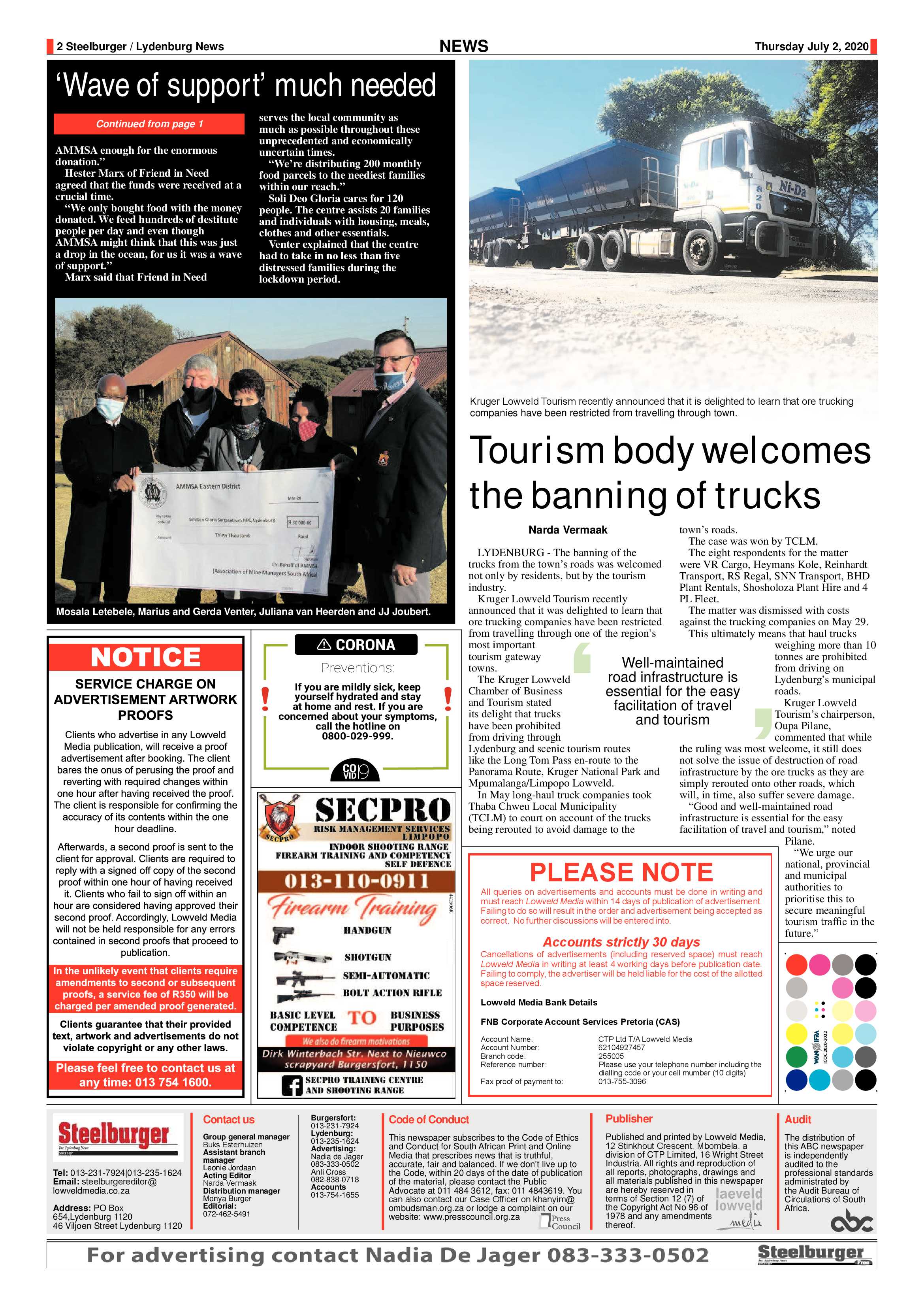 Steelburger News 2 July 2020 page 2