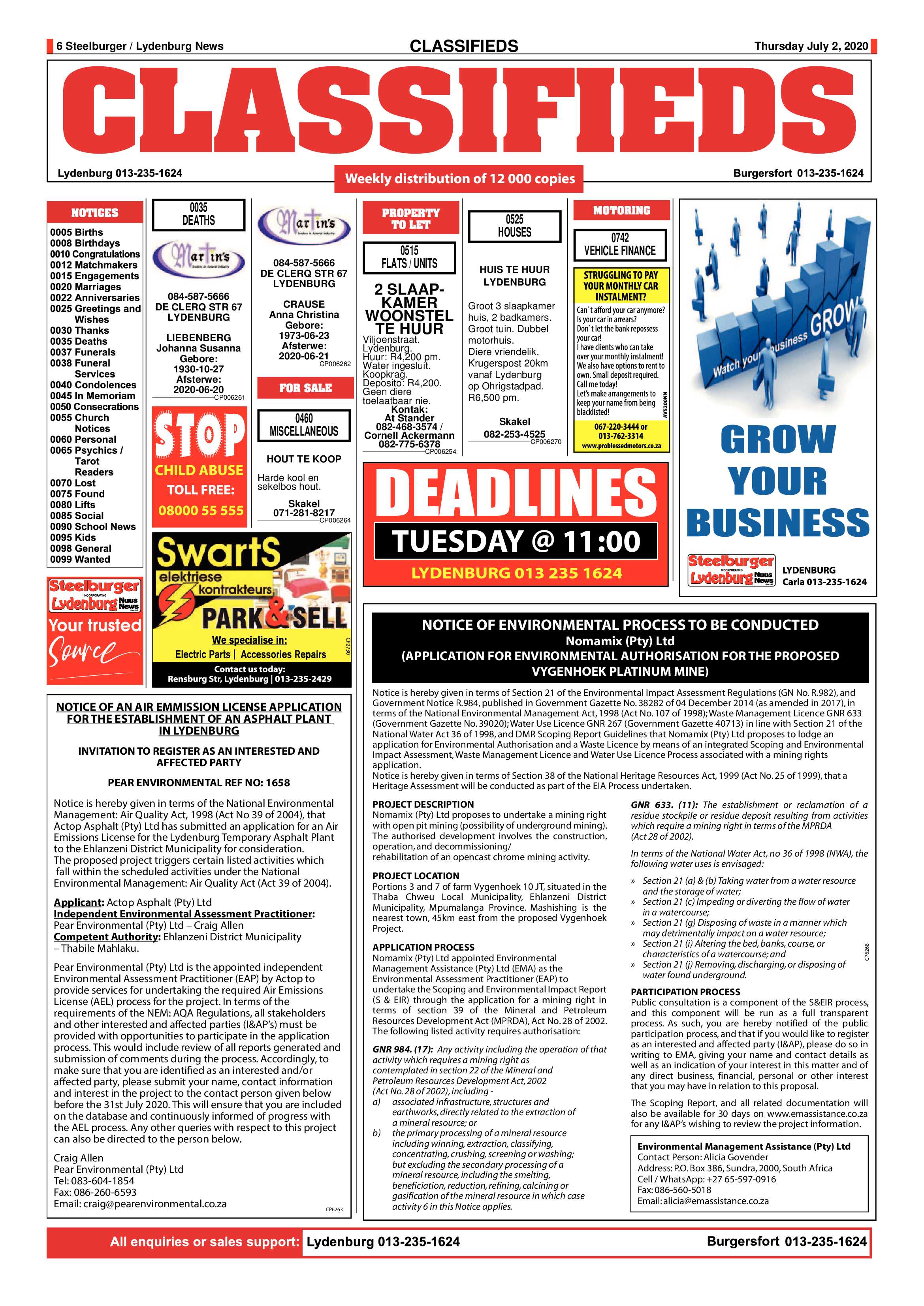 Steelburger News 2 July 2020 page 6