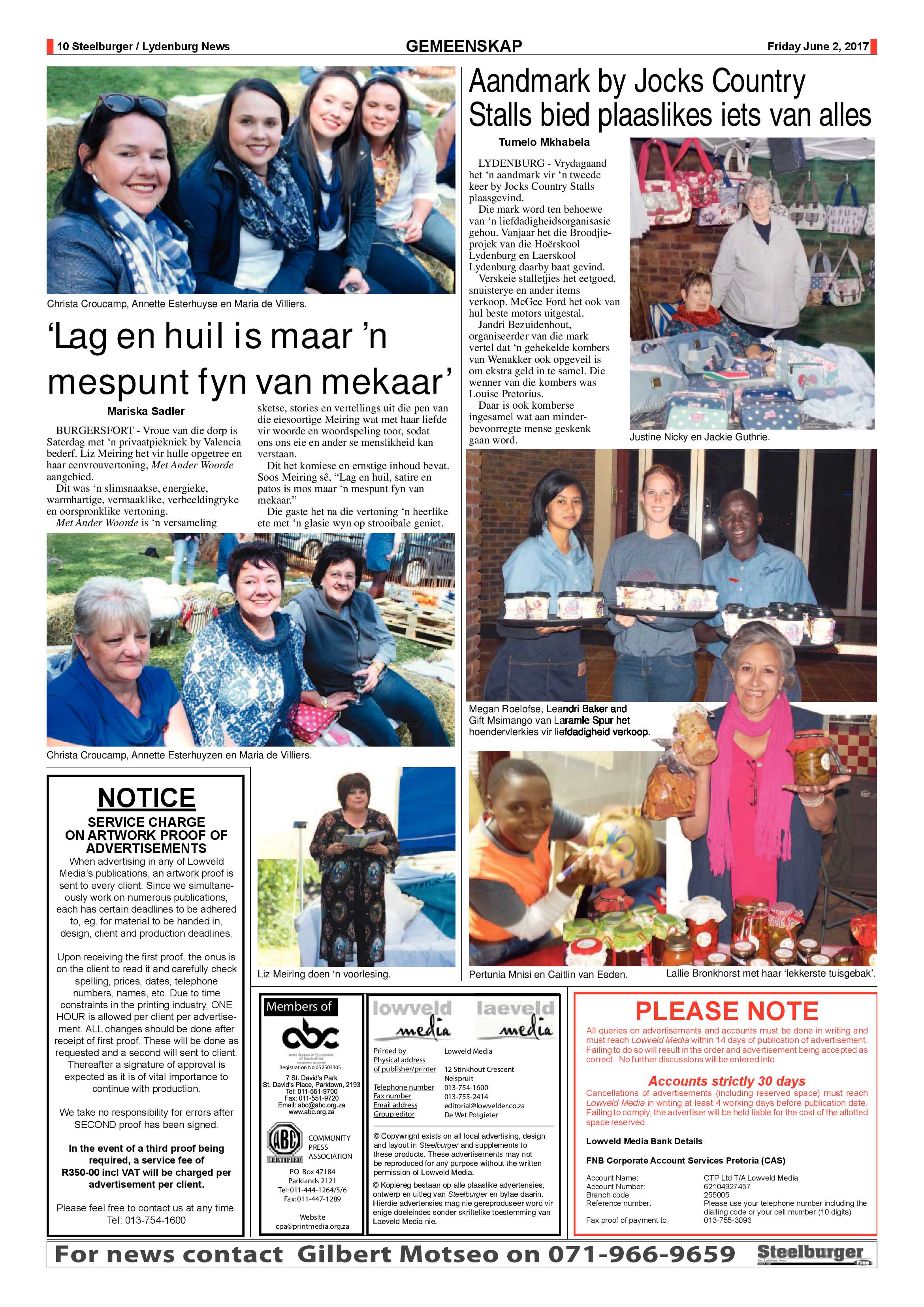 Steelburger News 2 June 2017 page 10