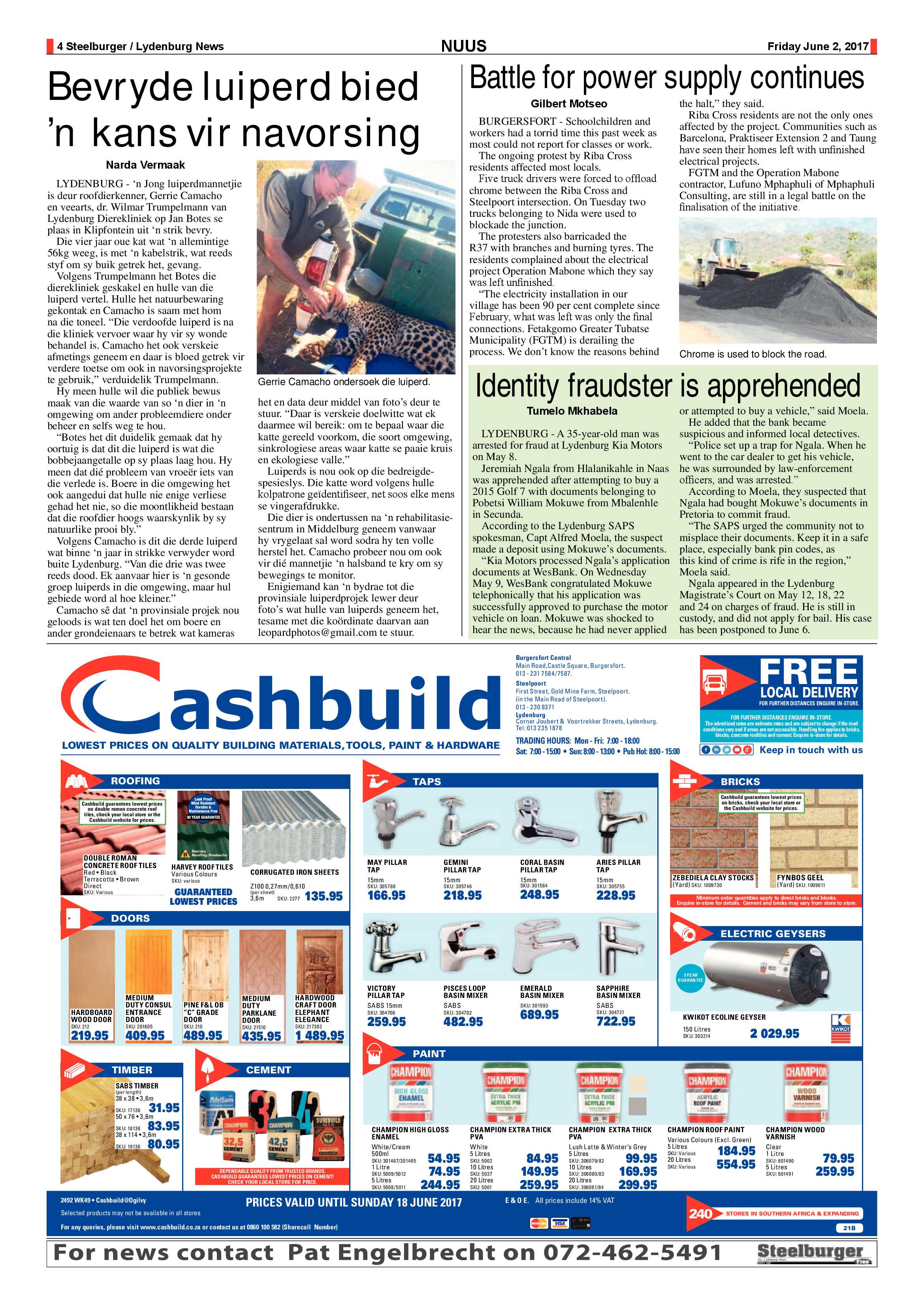 Steelburger News 2 June 2017 page 4
