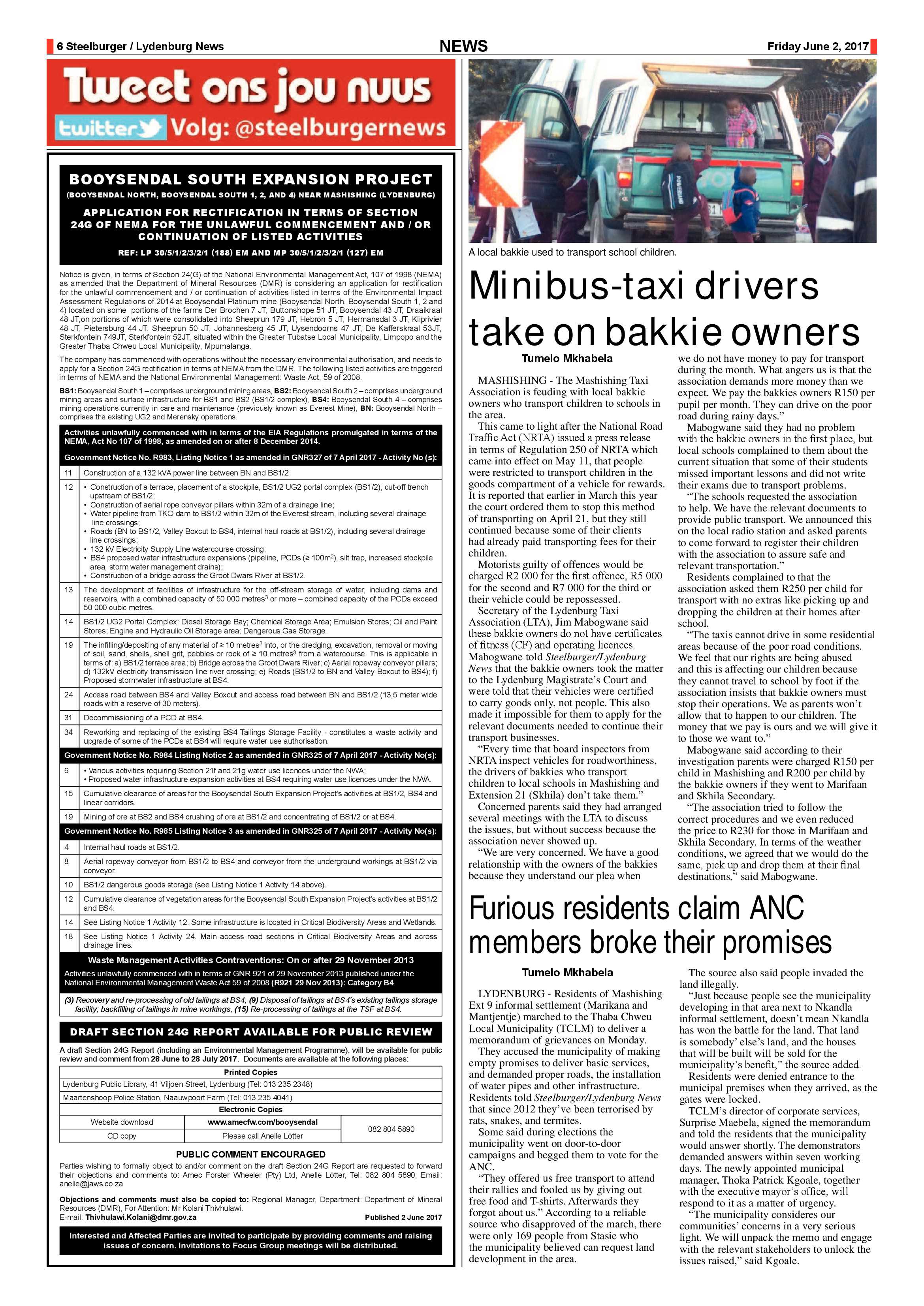 Steelburger News 2 June 2017 page 6