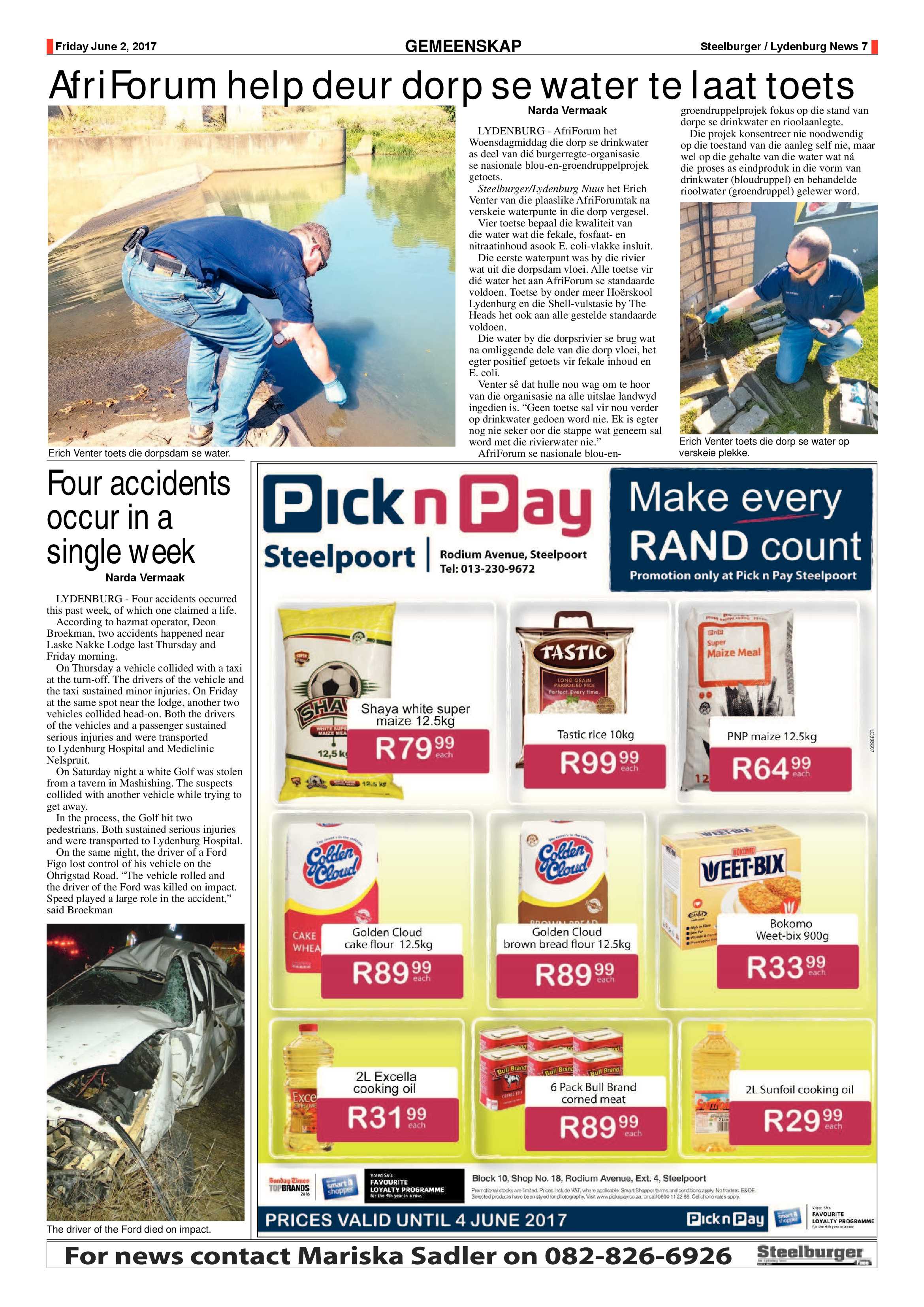 Steelburger News 2 June 2017 page 7