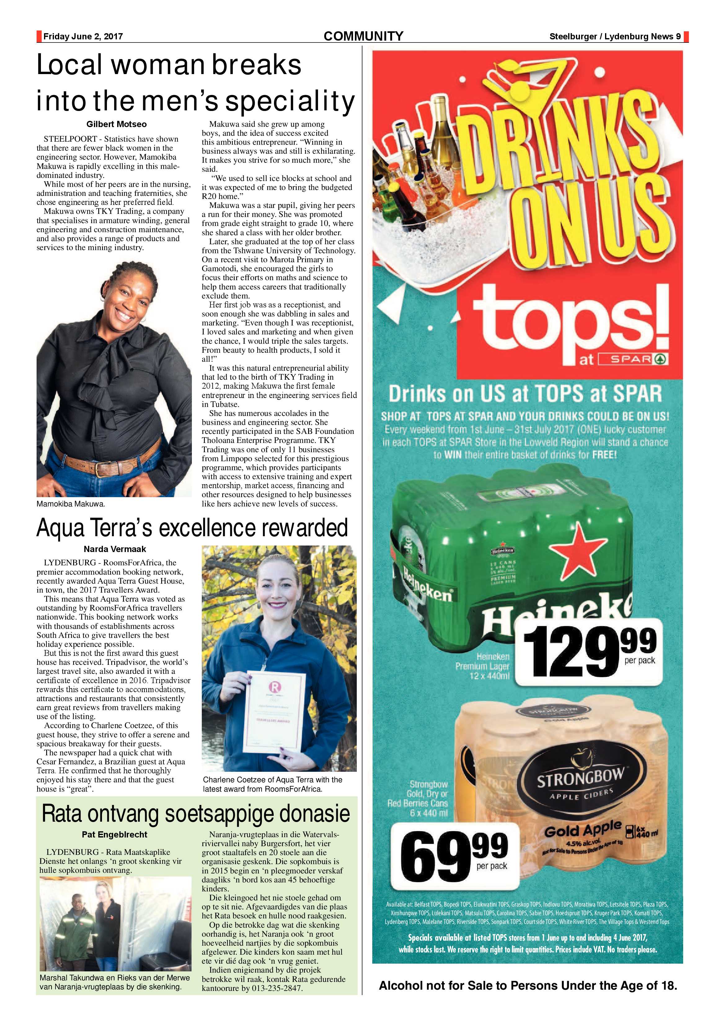 Steelburger News 2 June 2017 page 9