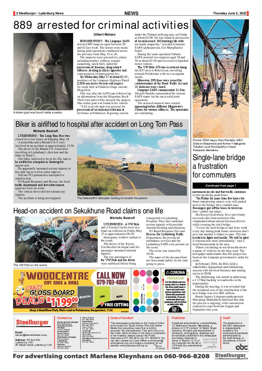 Steelburger News 2 June 2022 page 2