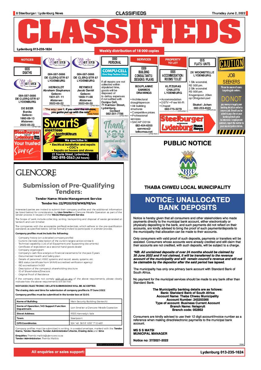 Steelburger News 2 June 2022 page 8