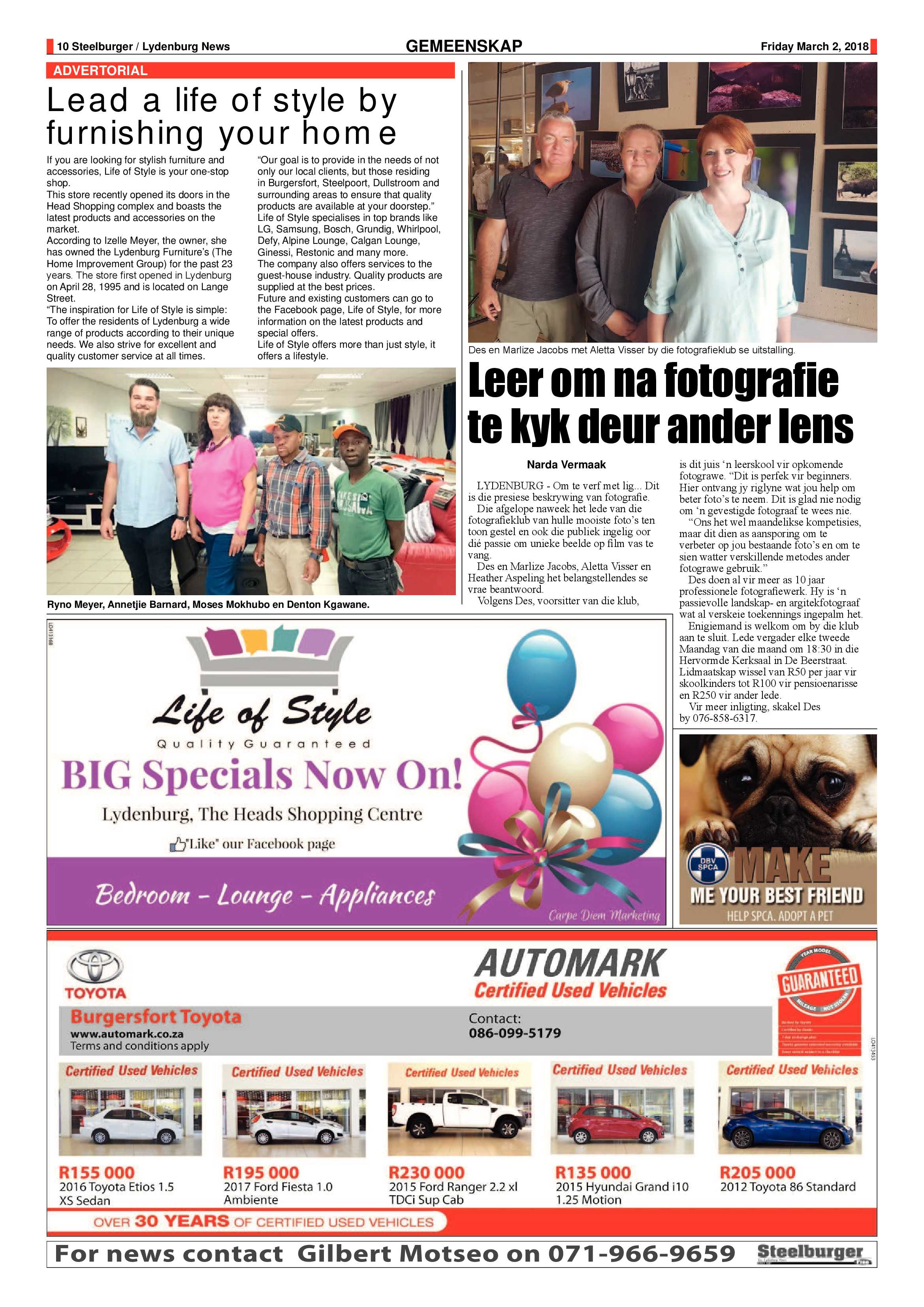 Steelburger News 2 March 2018 page 10