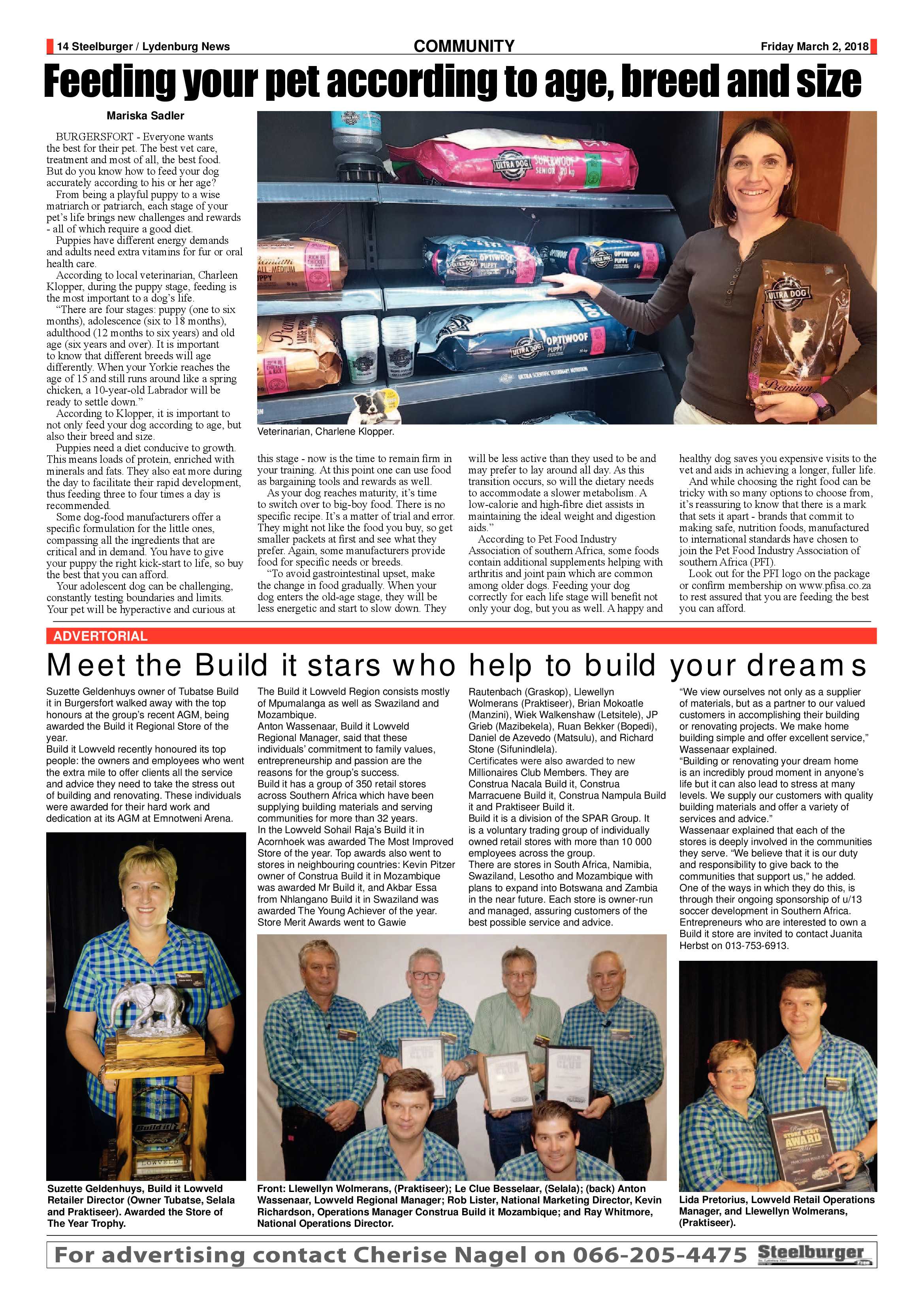 Steelburger News 2 March 2018 page 14