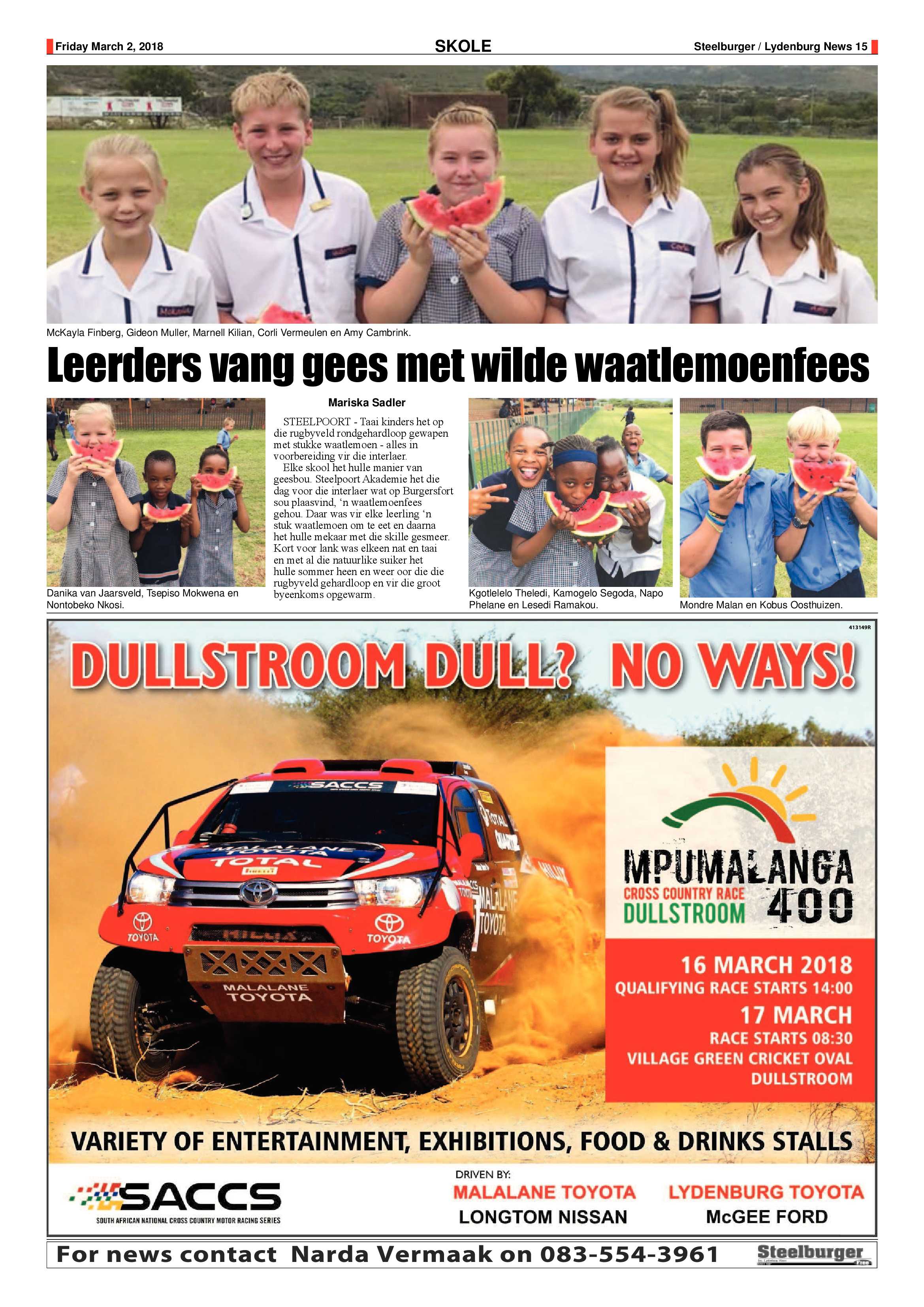 Steelburger News 2 March 2018 page 15