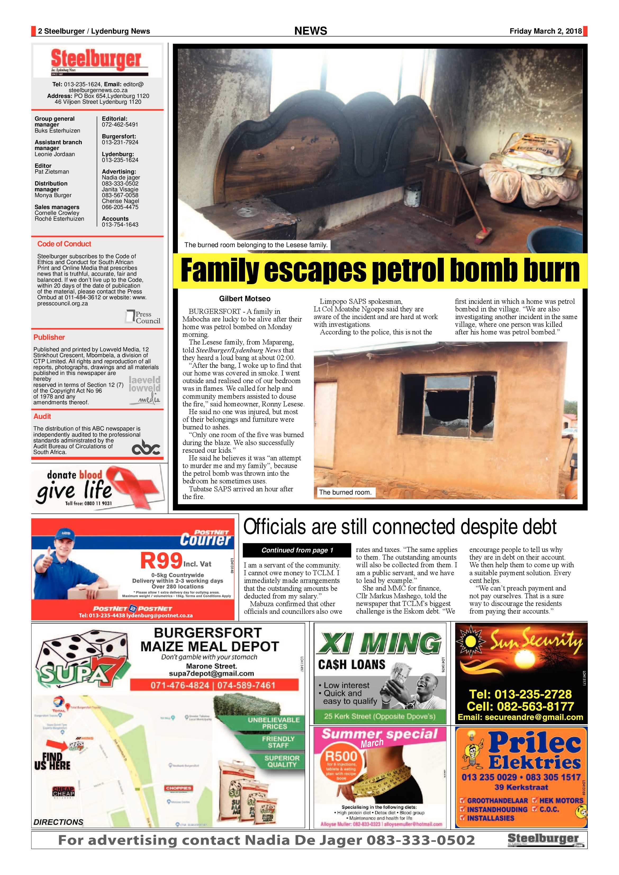 Steelburger News 2 March 2018 page 2