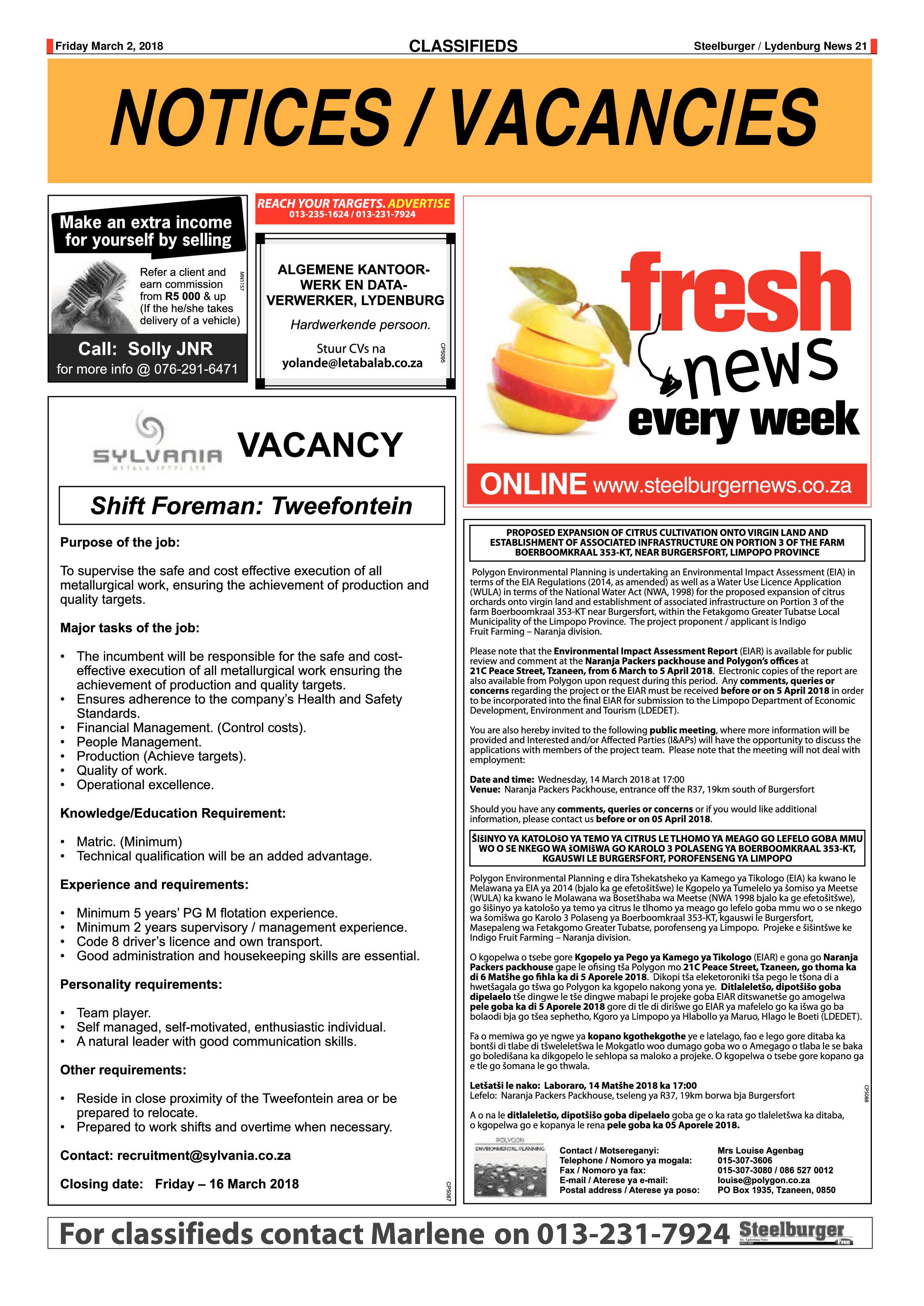 Steelburger News 2 March 2018 page 21