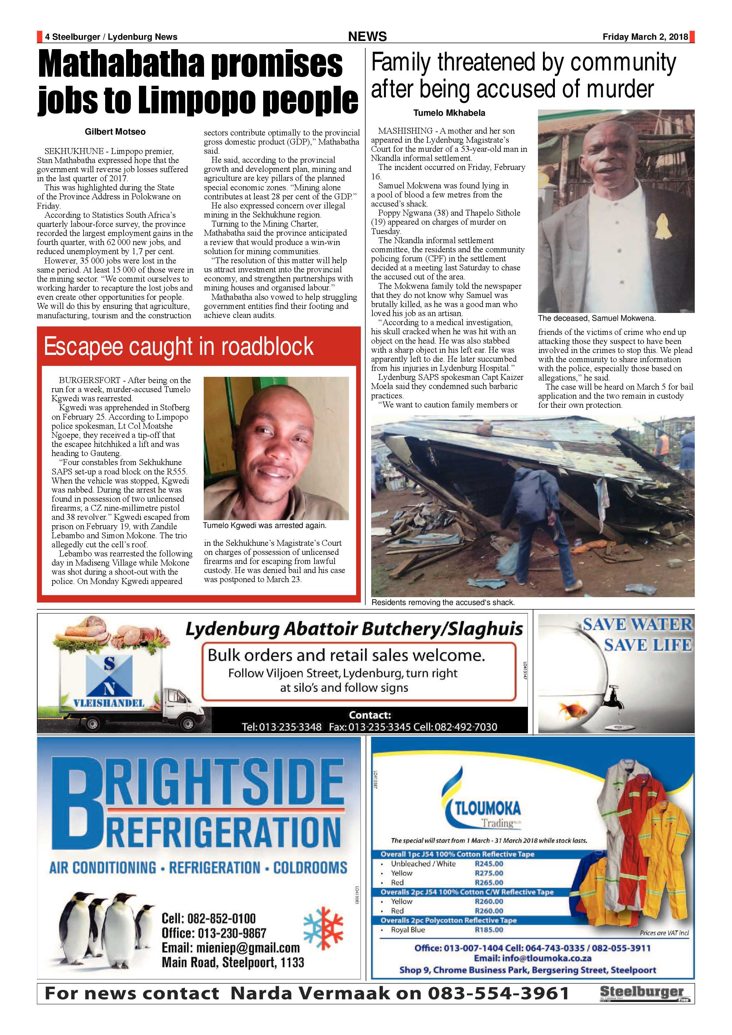 Steelburger News 2 March 2018 page 4