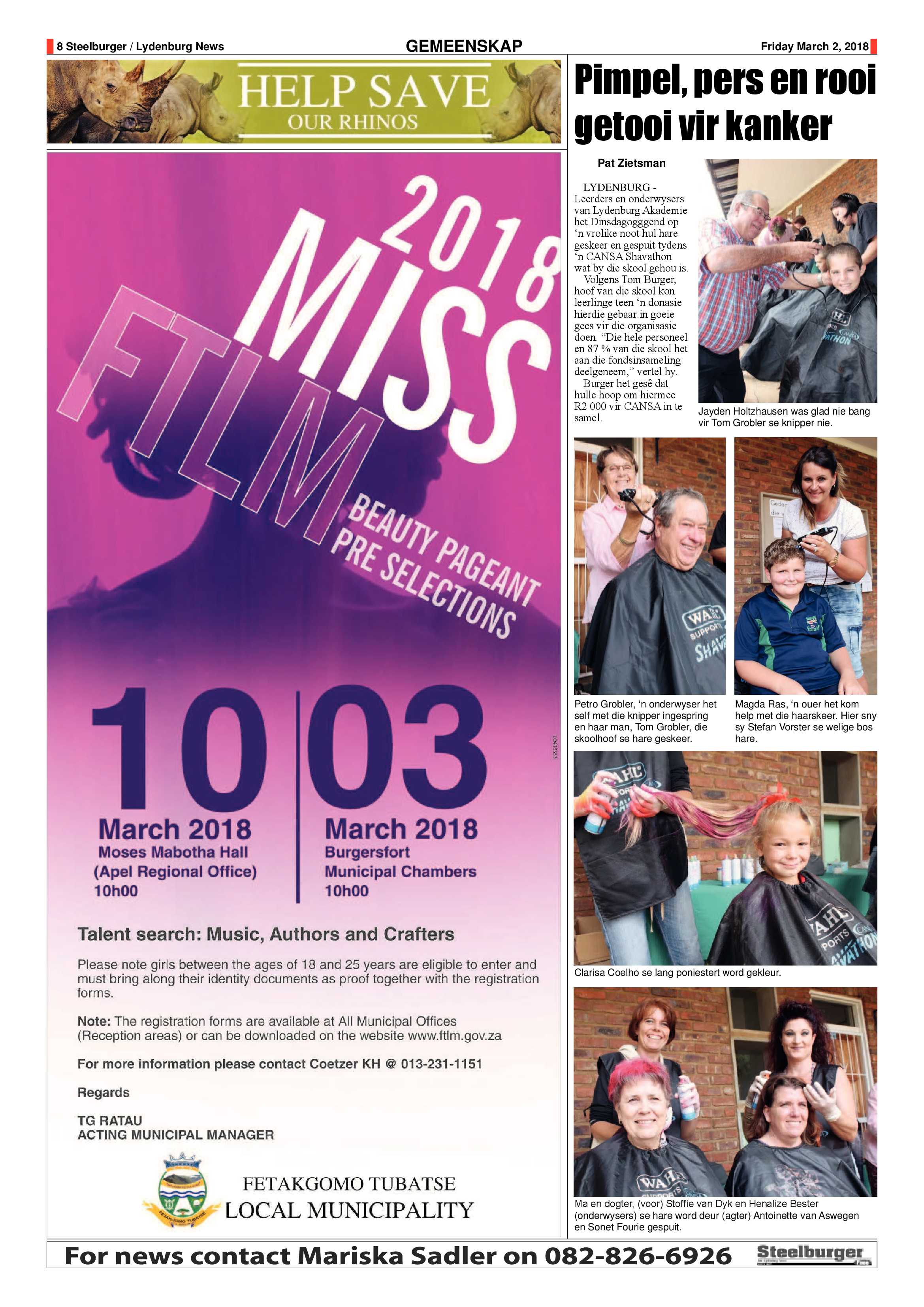 Steelburger News 2 March 2018 page 8