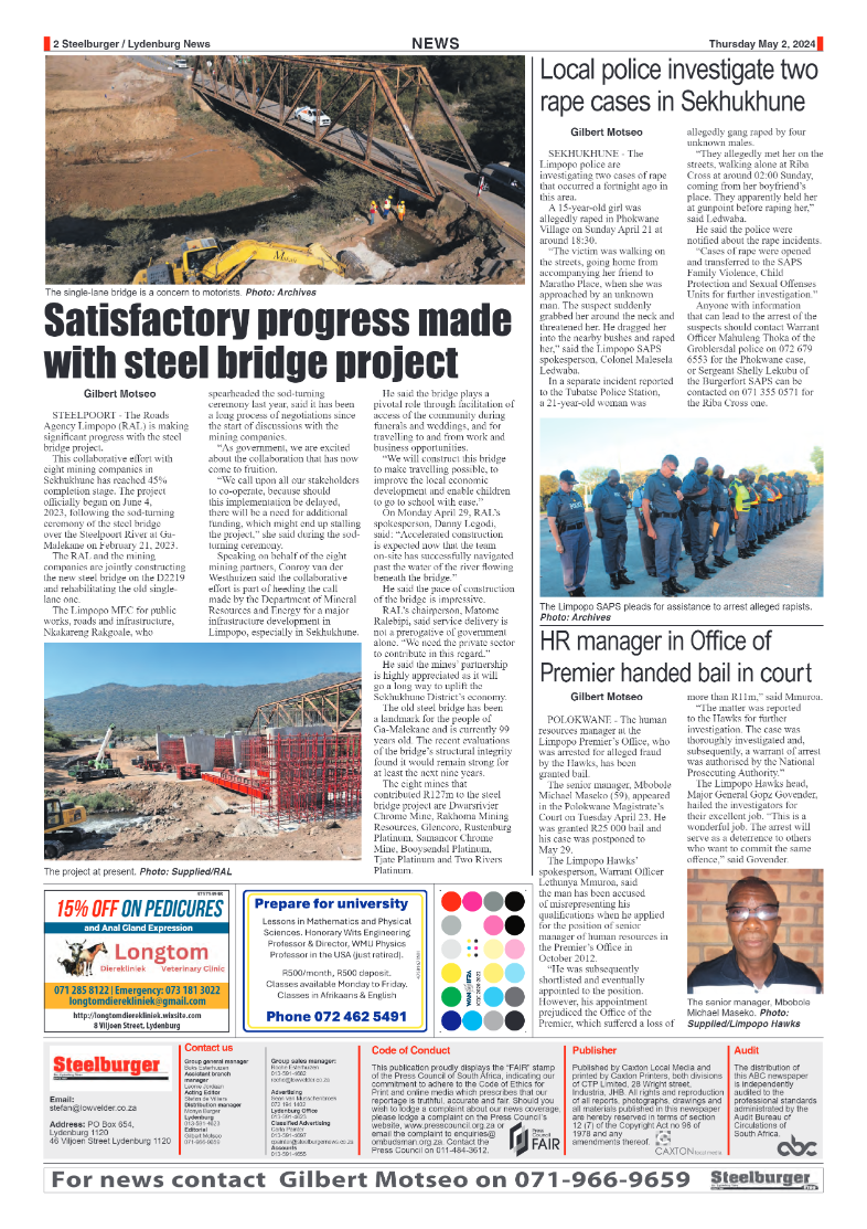 Steelburger News 2 May 2024 page 2