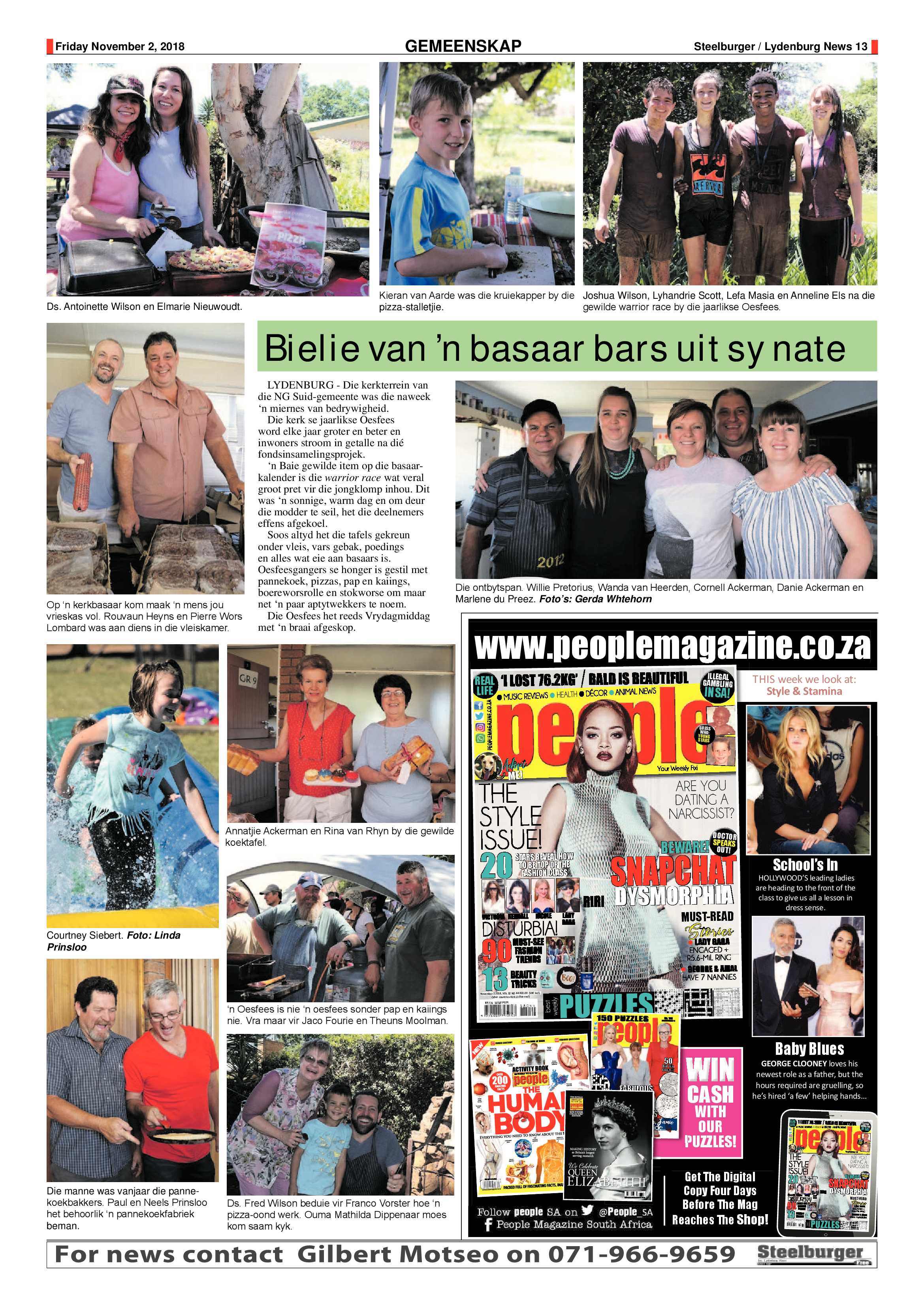 Steelburger News 2 November 2018 page 13