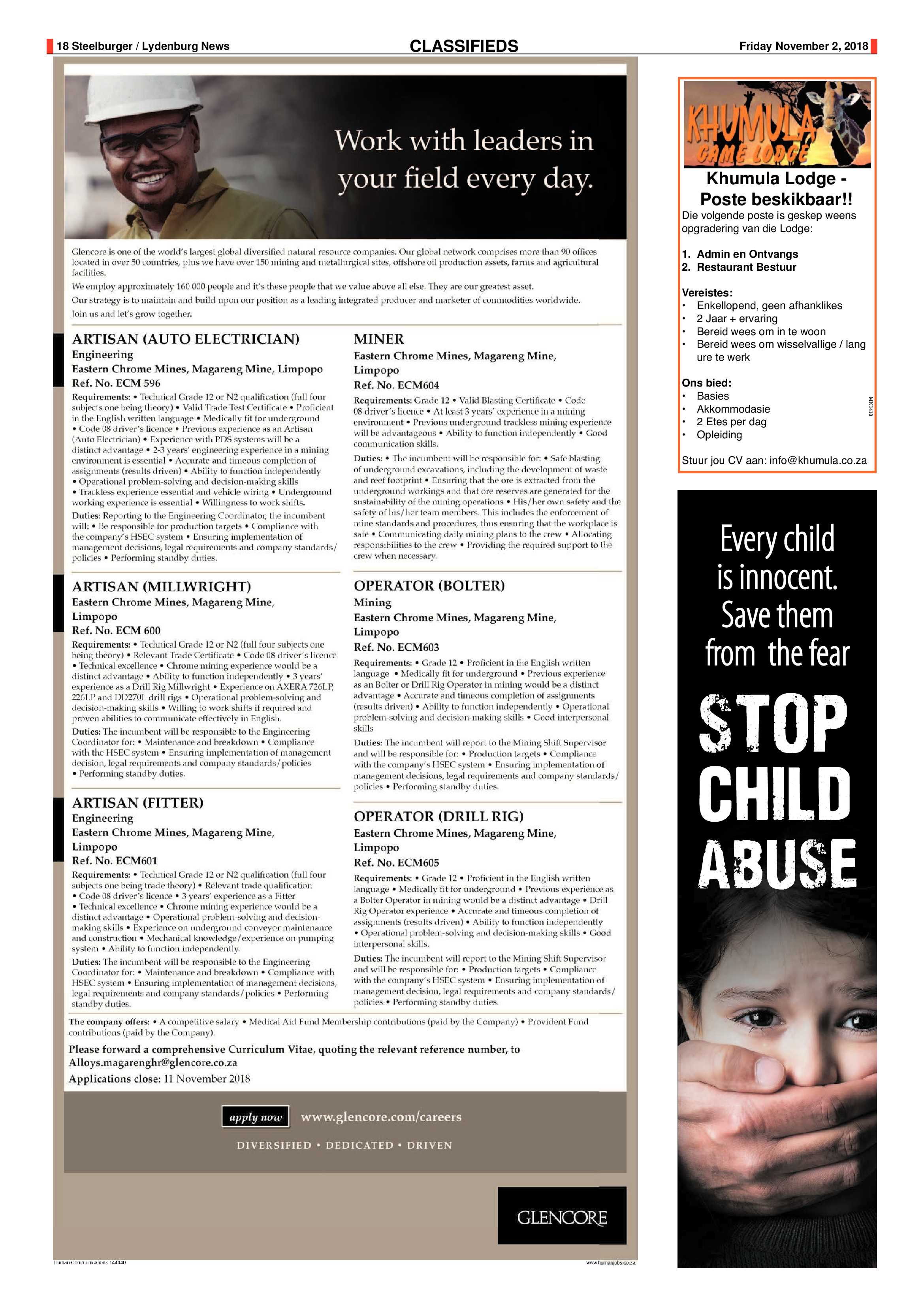Steelburger News 2 November 2018 page 18