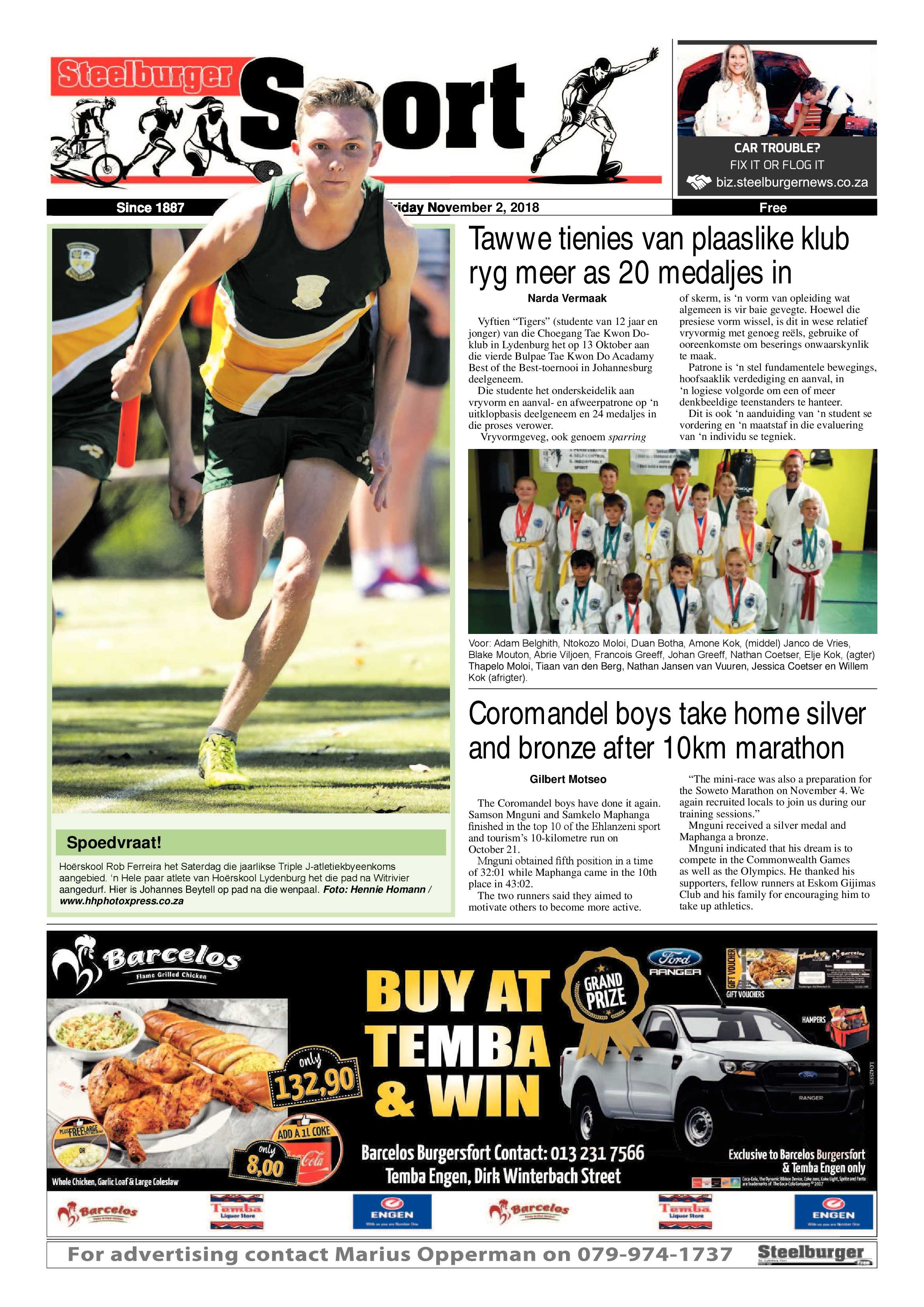 Steelburger News 2 November 2018 page 20