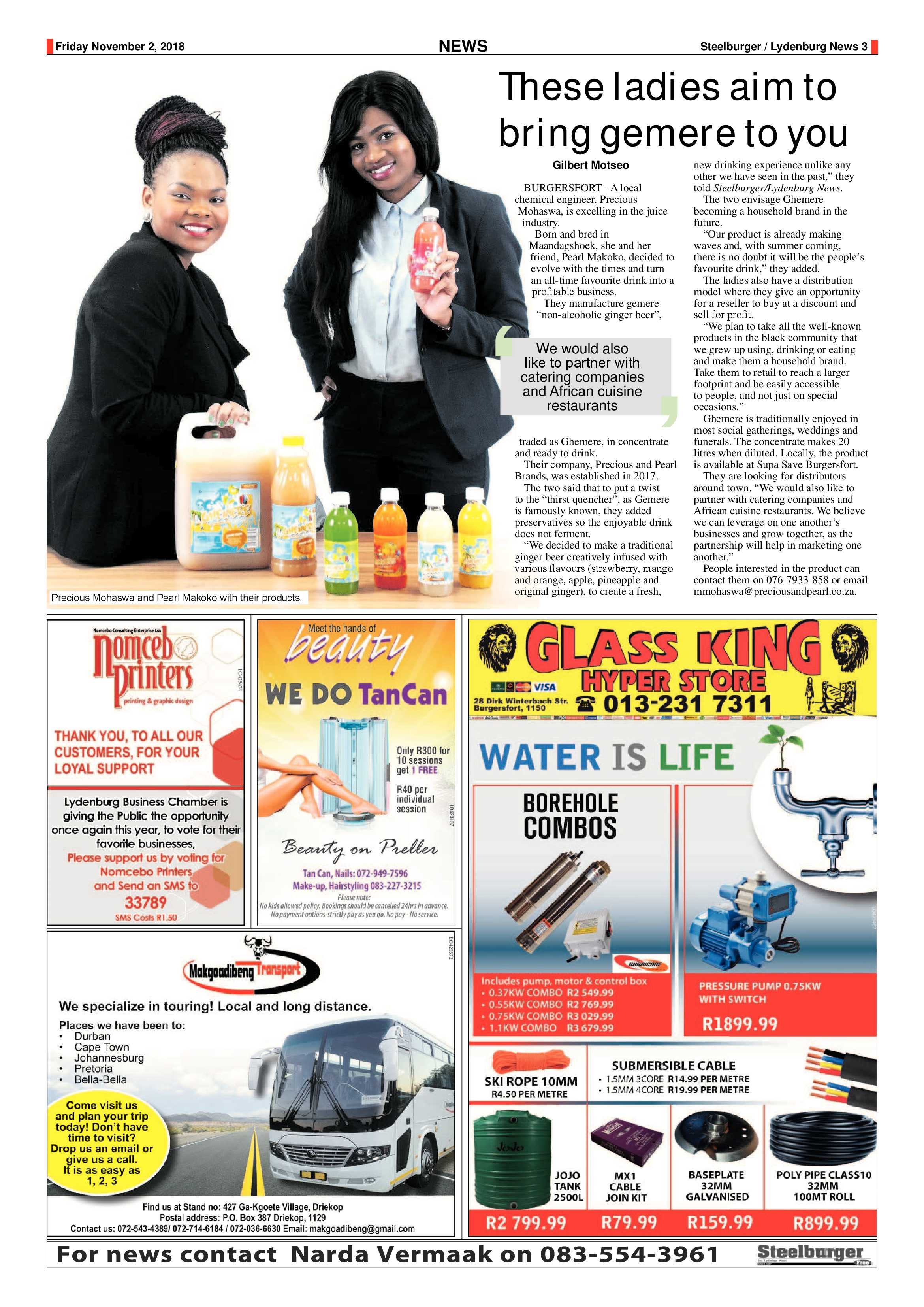Steelburger News 2 November 2018 page 3