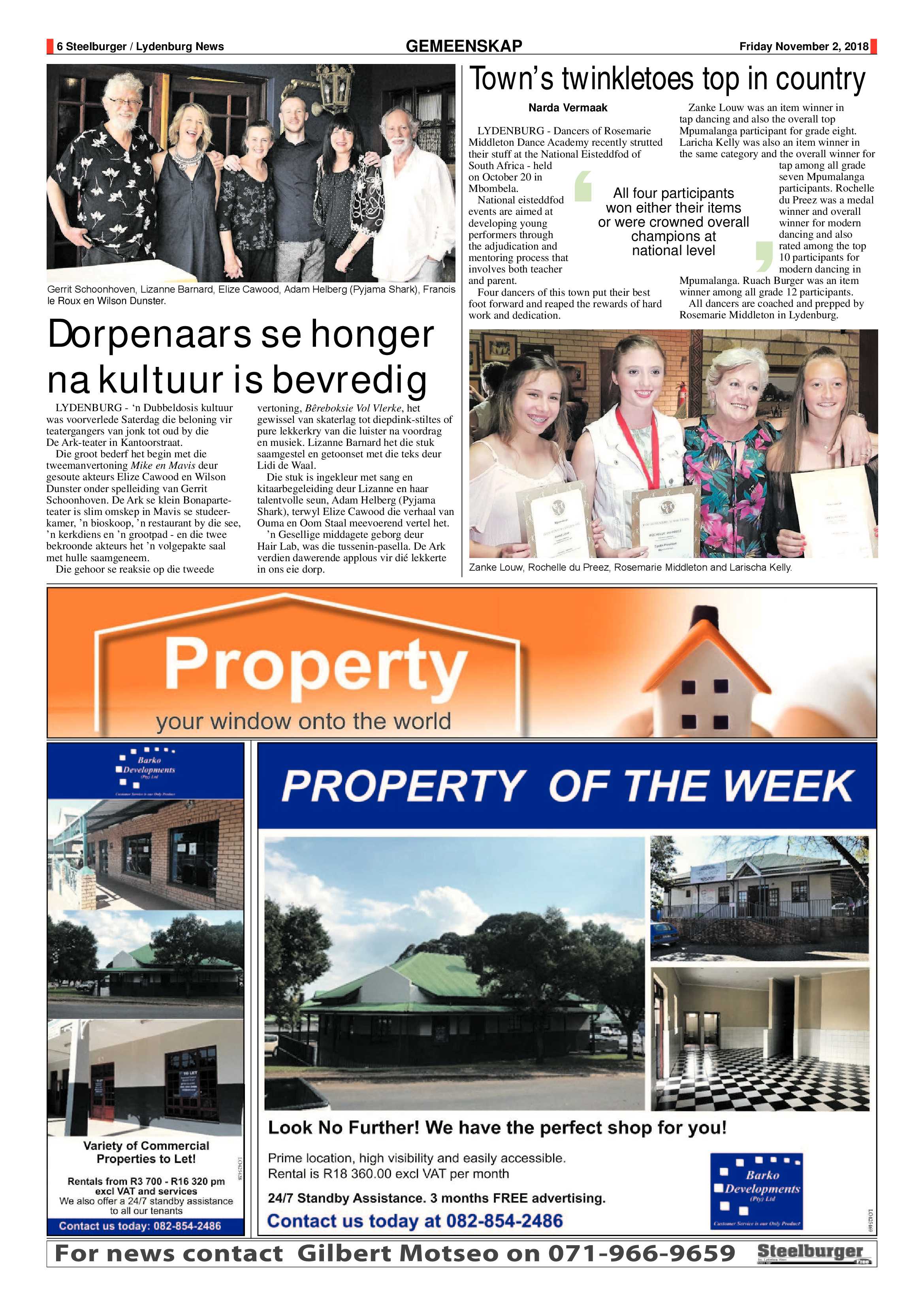 Steelburger News 2 November 2018 page 6
