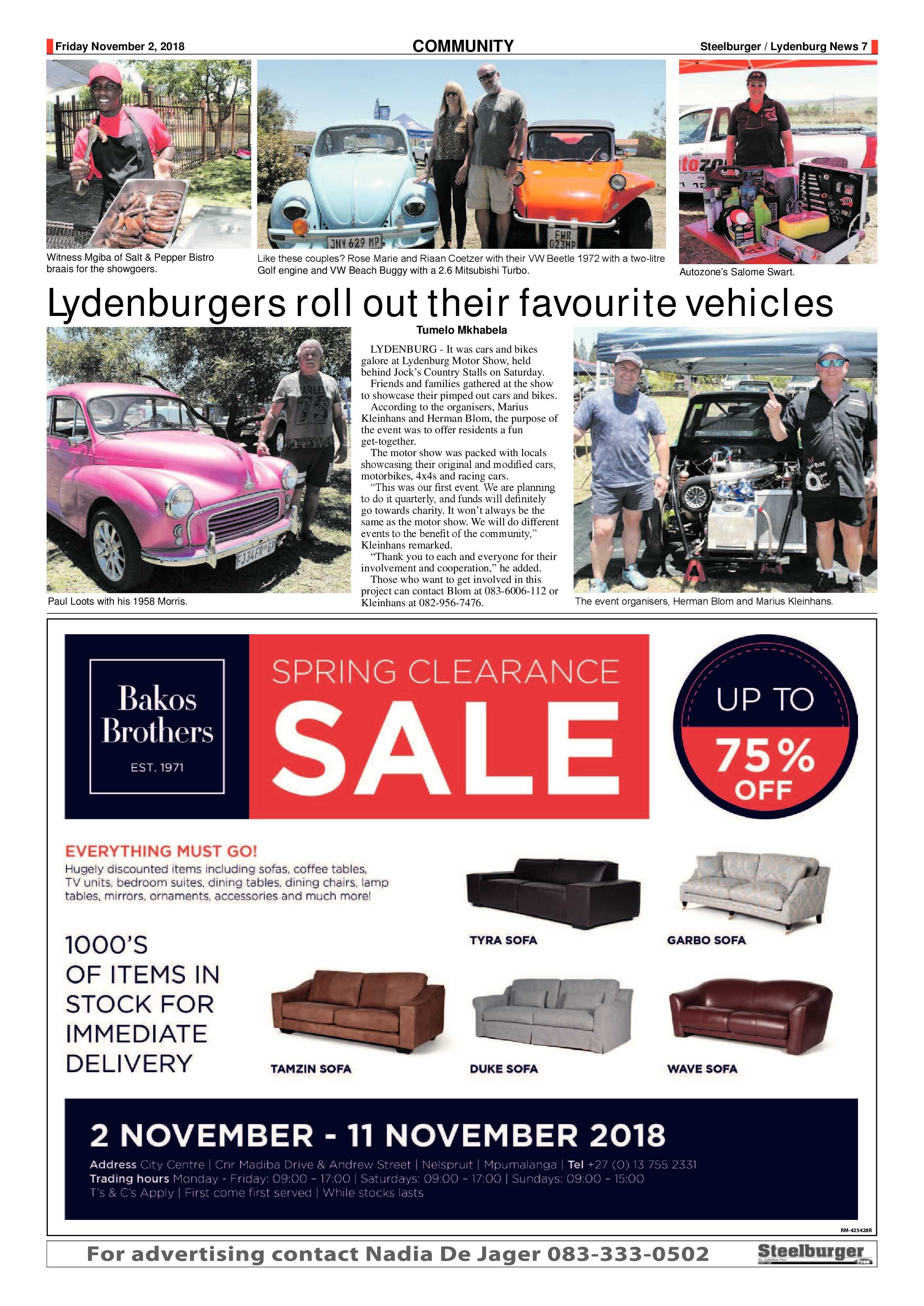 Steelburger News 2 November 2018 page 7